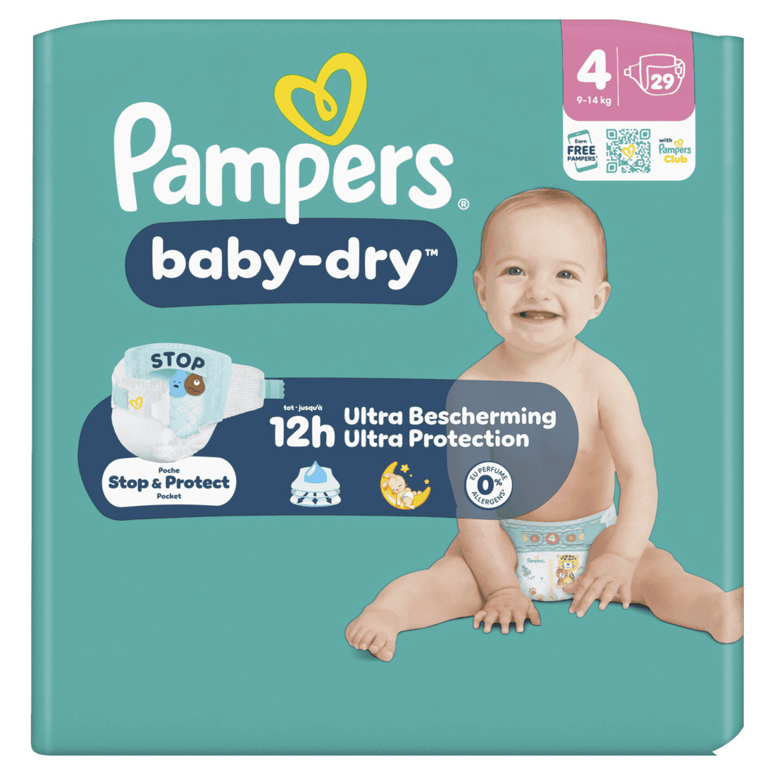 Pampers Baby-dry maat 4