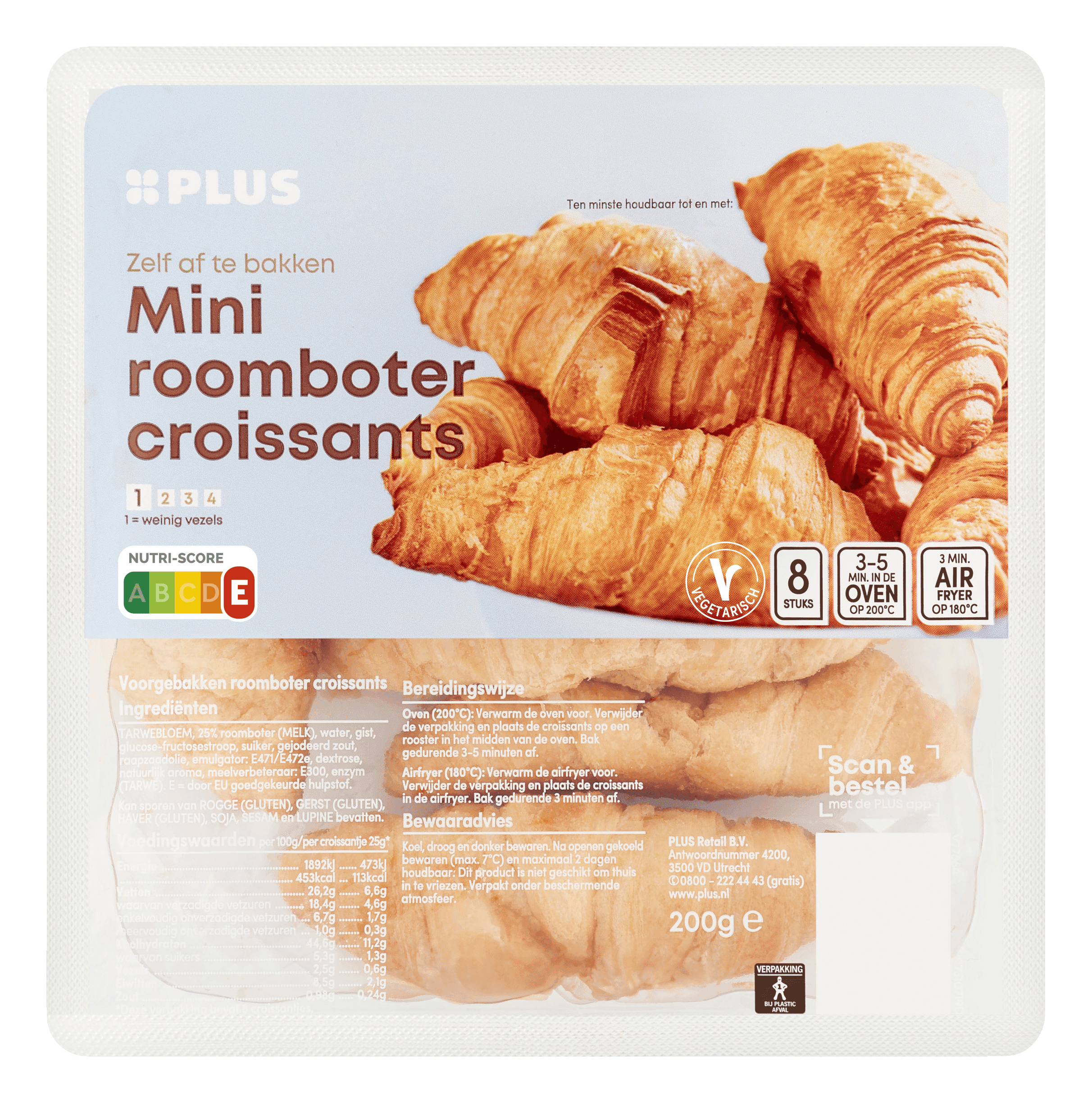 PLUS Croissants roomboter mini