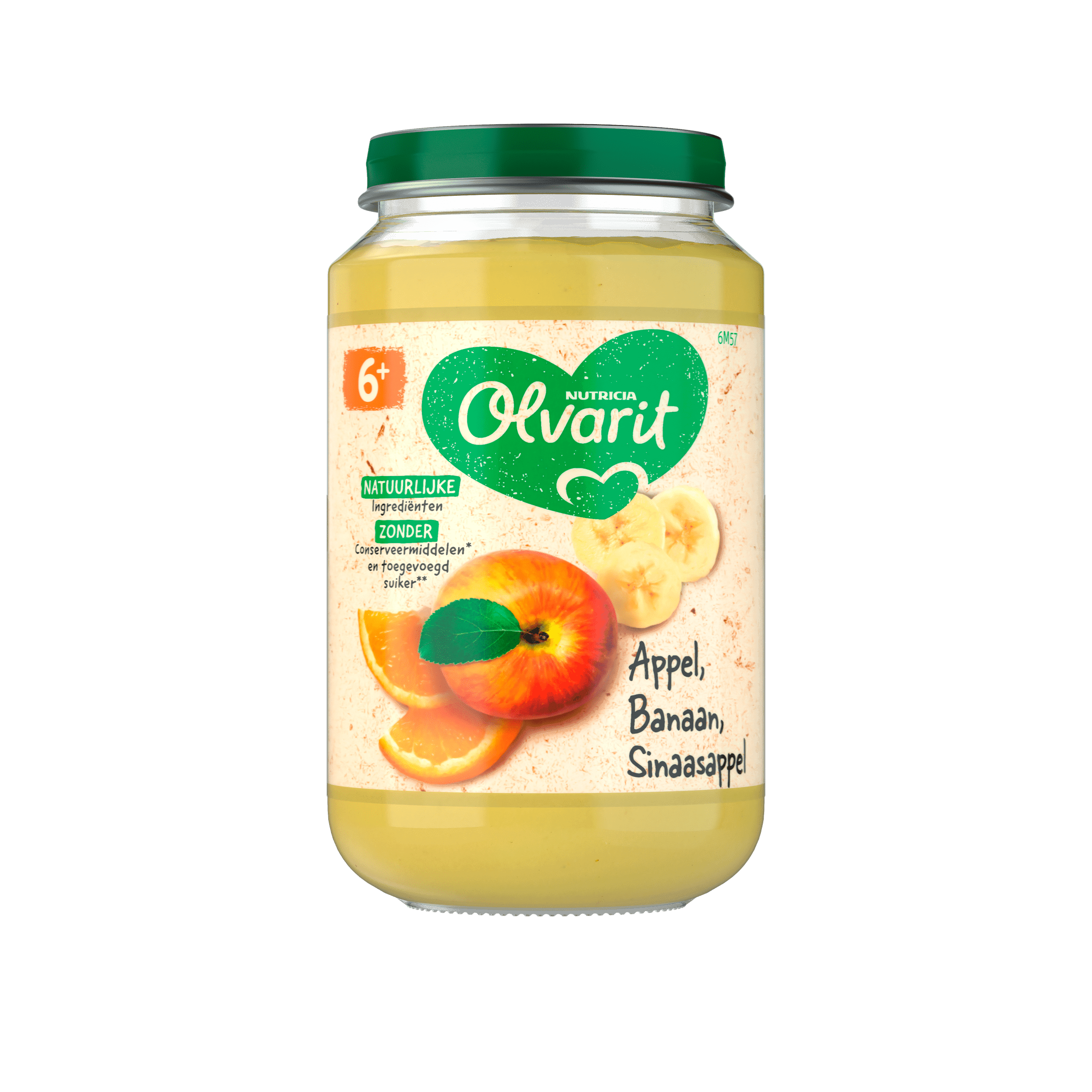 Olvarit 6+mnd Appel Banaan Sinaasappel
