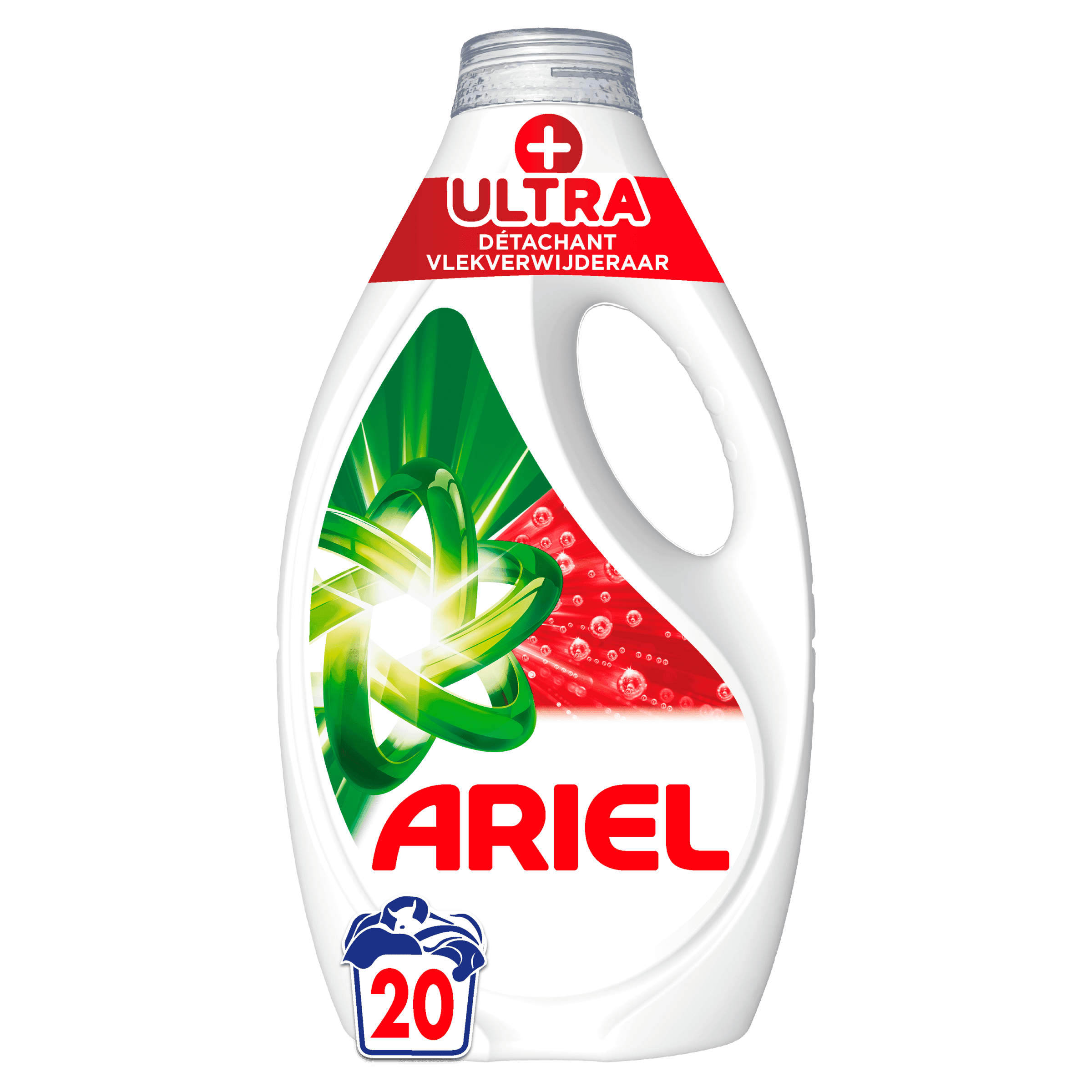 Ariel +Vloeibaar ultra vlekverwijderaar 20s