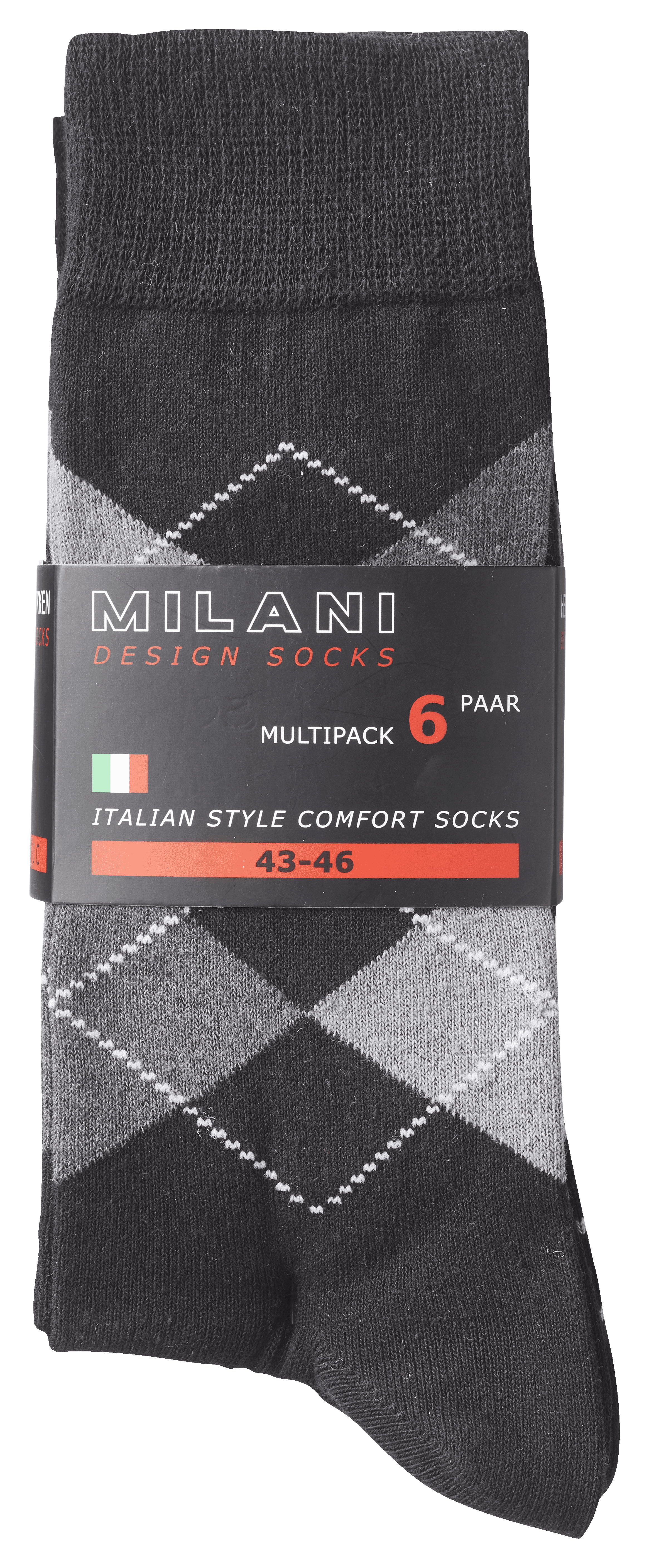 Neutraal Herensok 6-pack