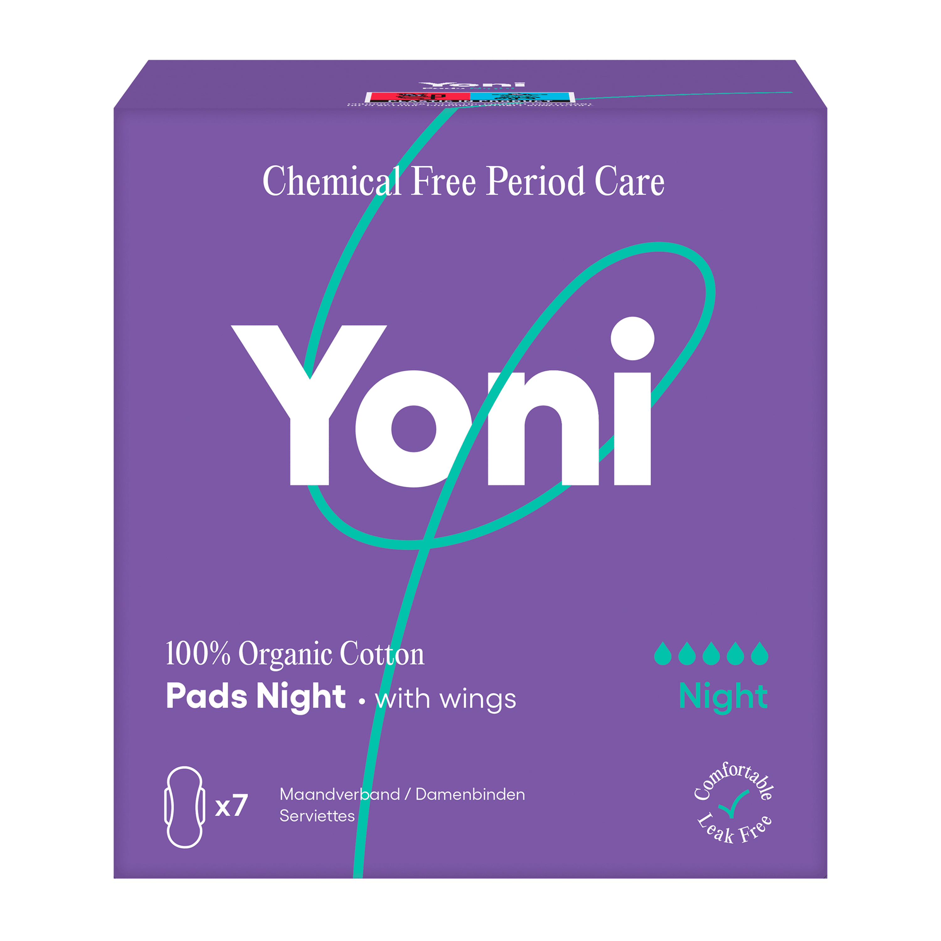 Yoni Maandverband Night 100% Biologisch