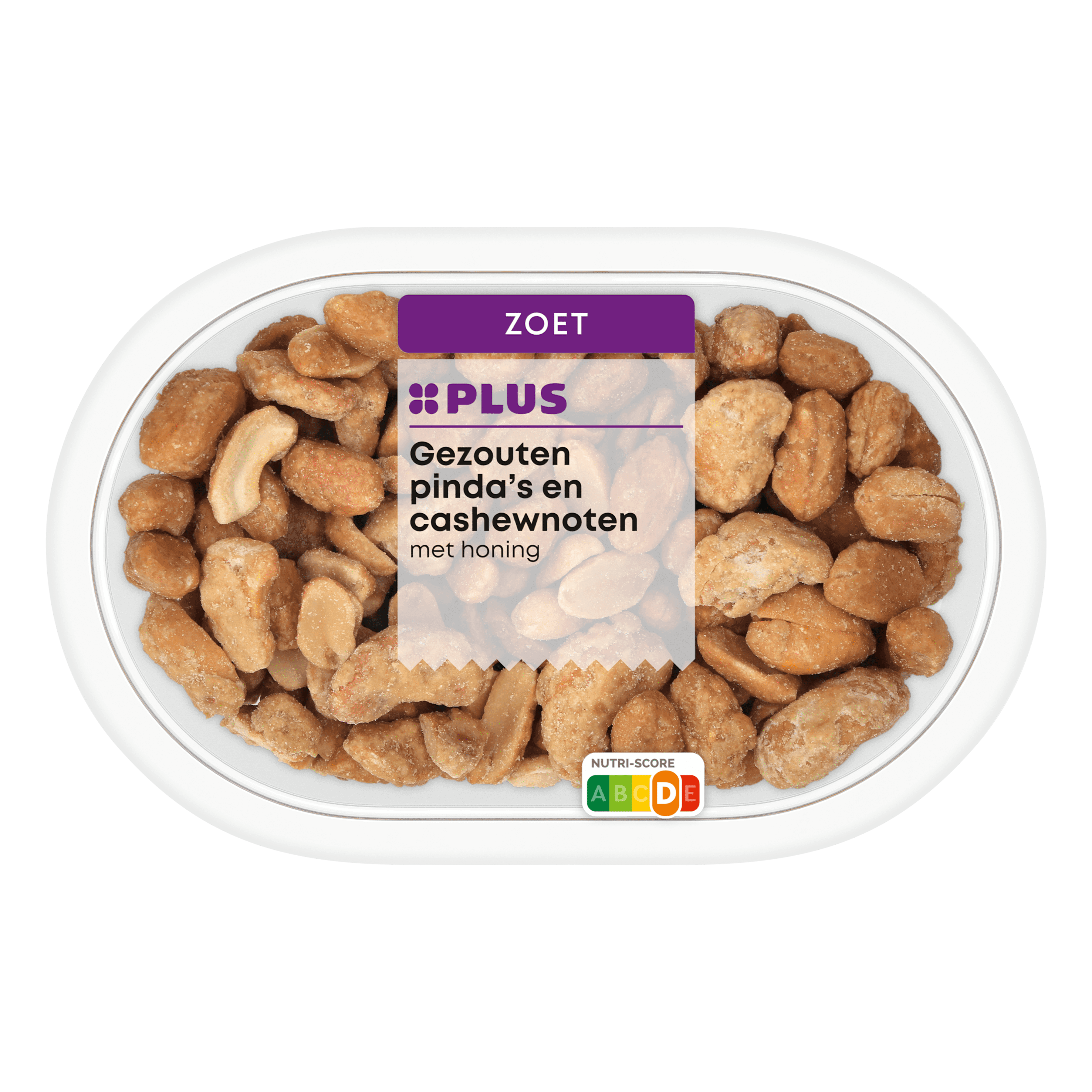 PLUS Gezouten Pinda's & Cashew met honing