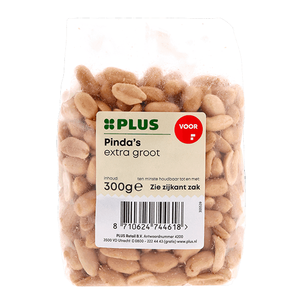 PLUS Pinda's ongezouten