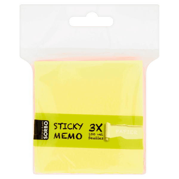 Home & Office Memoblokjes neon 100 vel