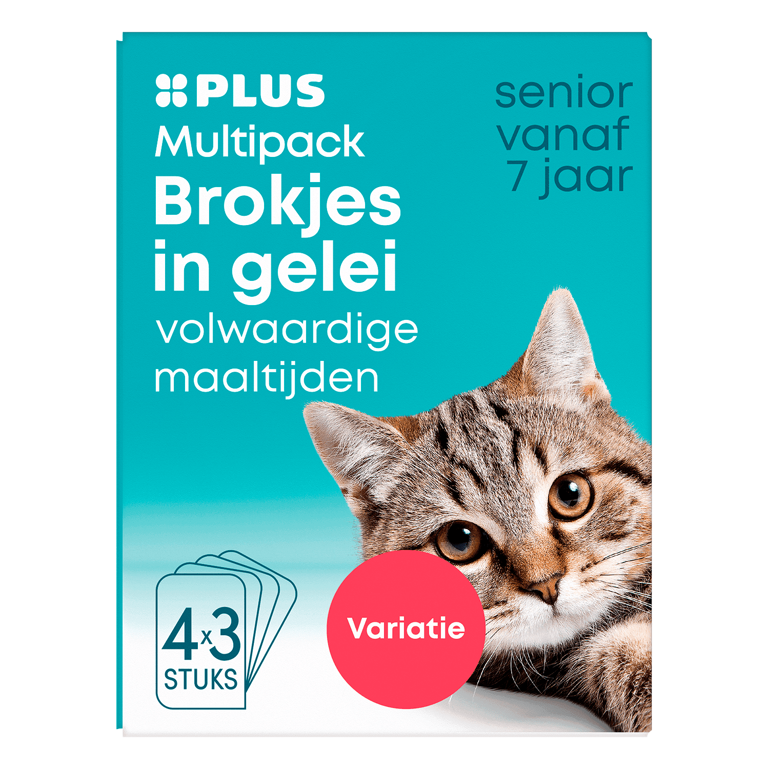 PLUS Brokjes in gelei multipack vlees sr.