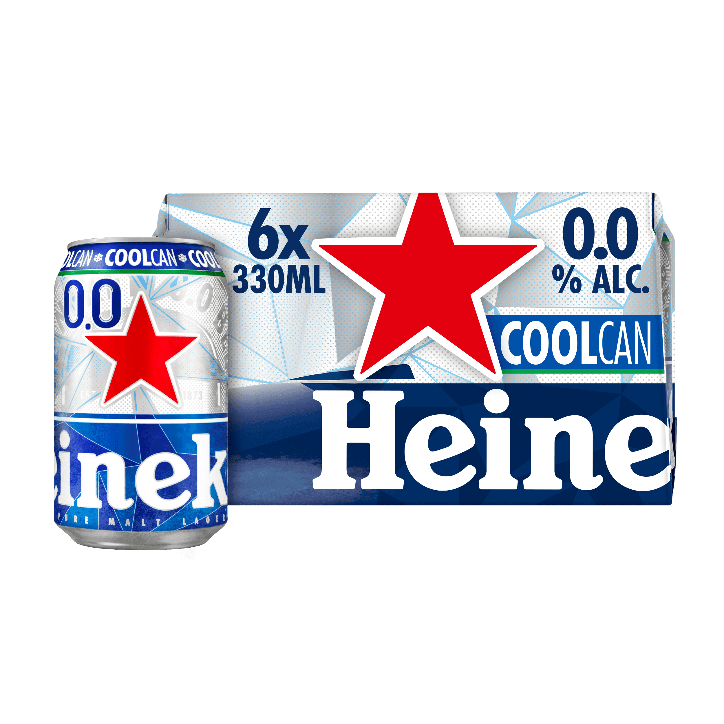 Heineken premium pilsener 0.0 bier coolcan blik