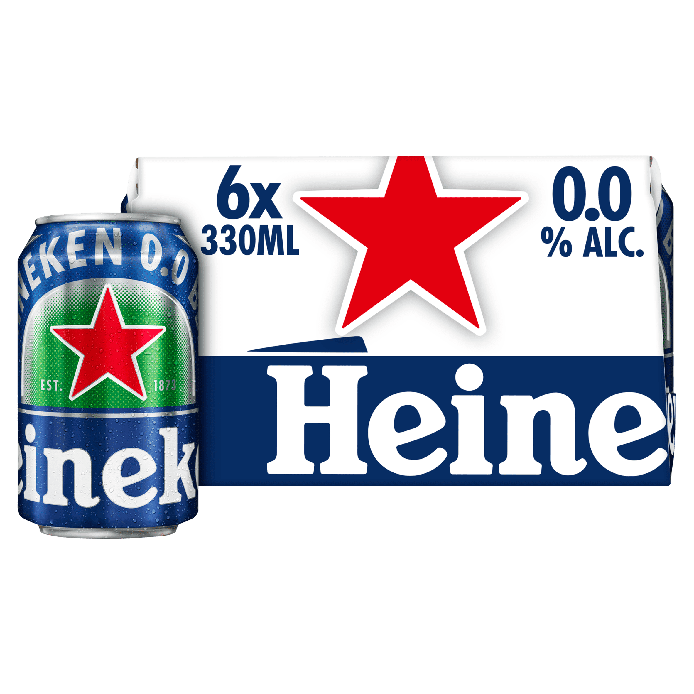 Heineken Premium pilsener 0.0 bier blik