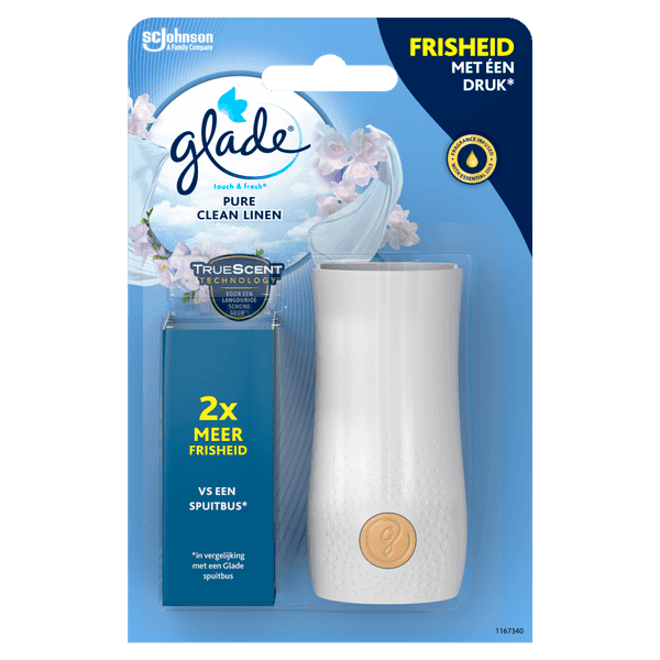 Glade by Brise Touch&fresh houder pure clean linen
