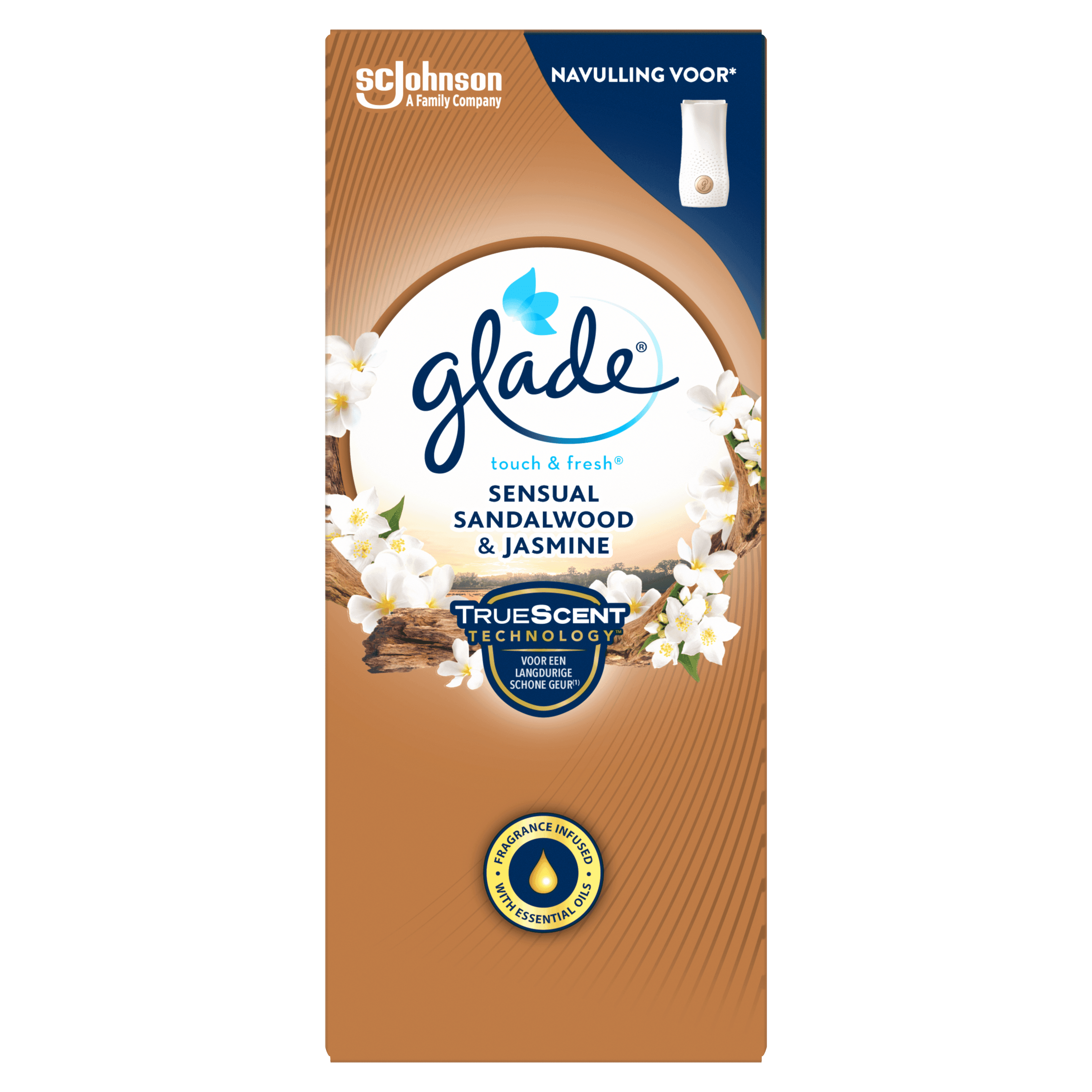 Glade by Brise Touch & Fresh navul sensual sandalwood
