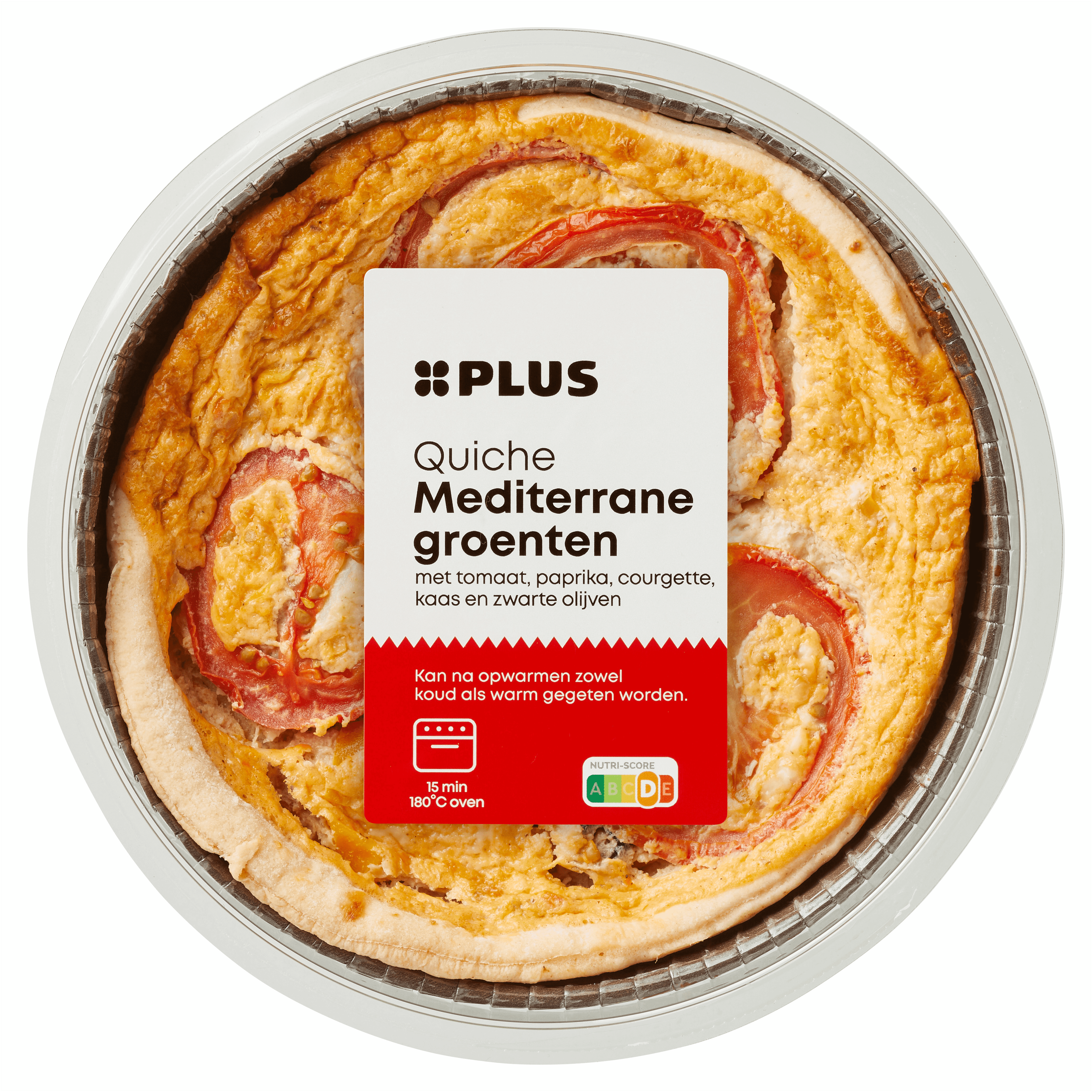 PLUS Quiche mediterrane groenten