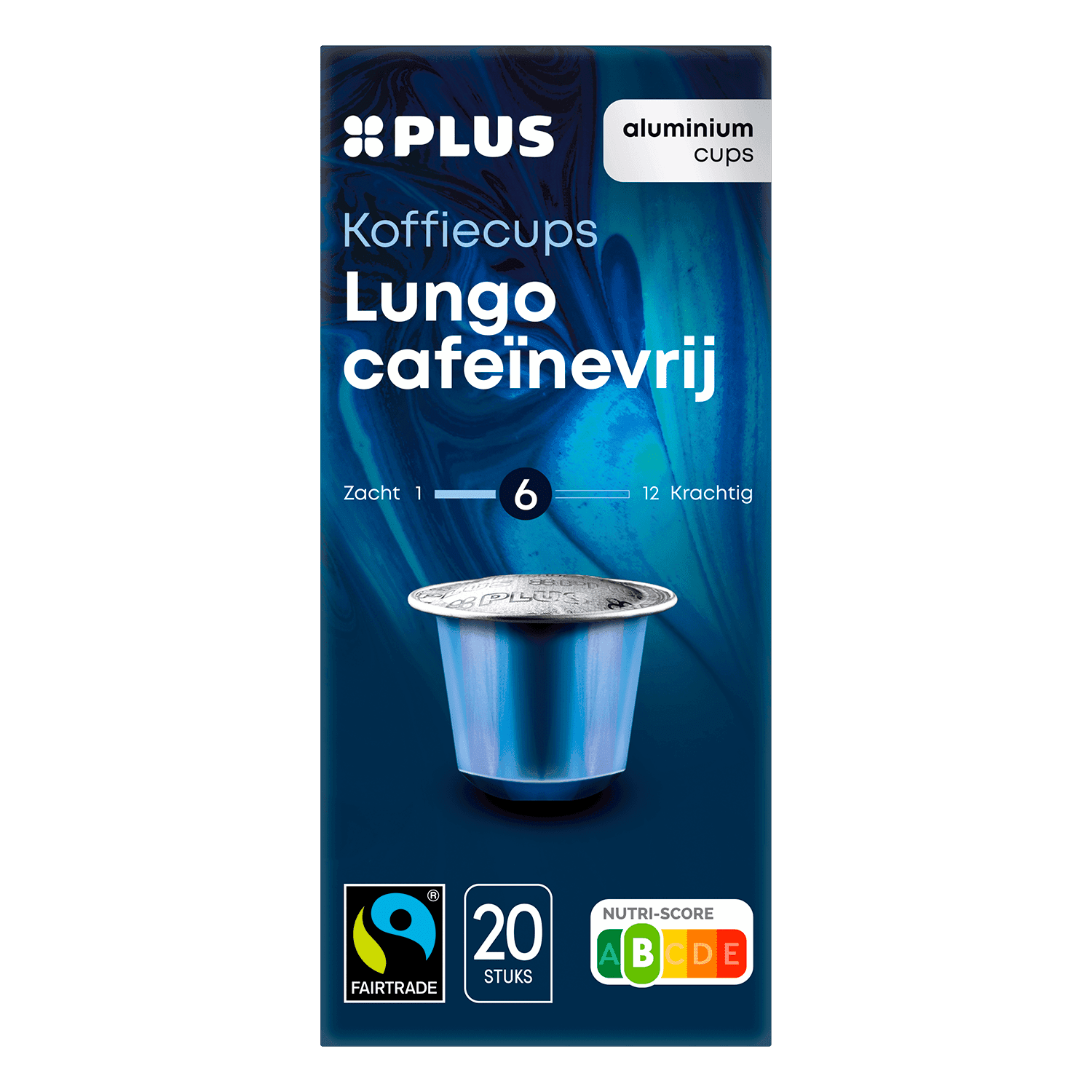 PLUS Koffiecups lungo decaf