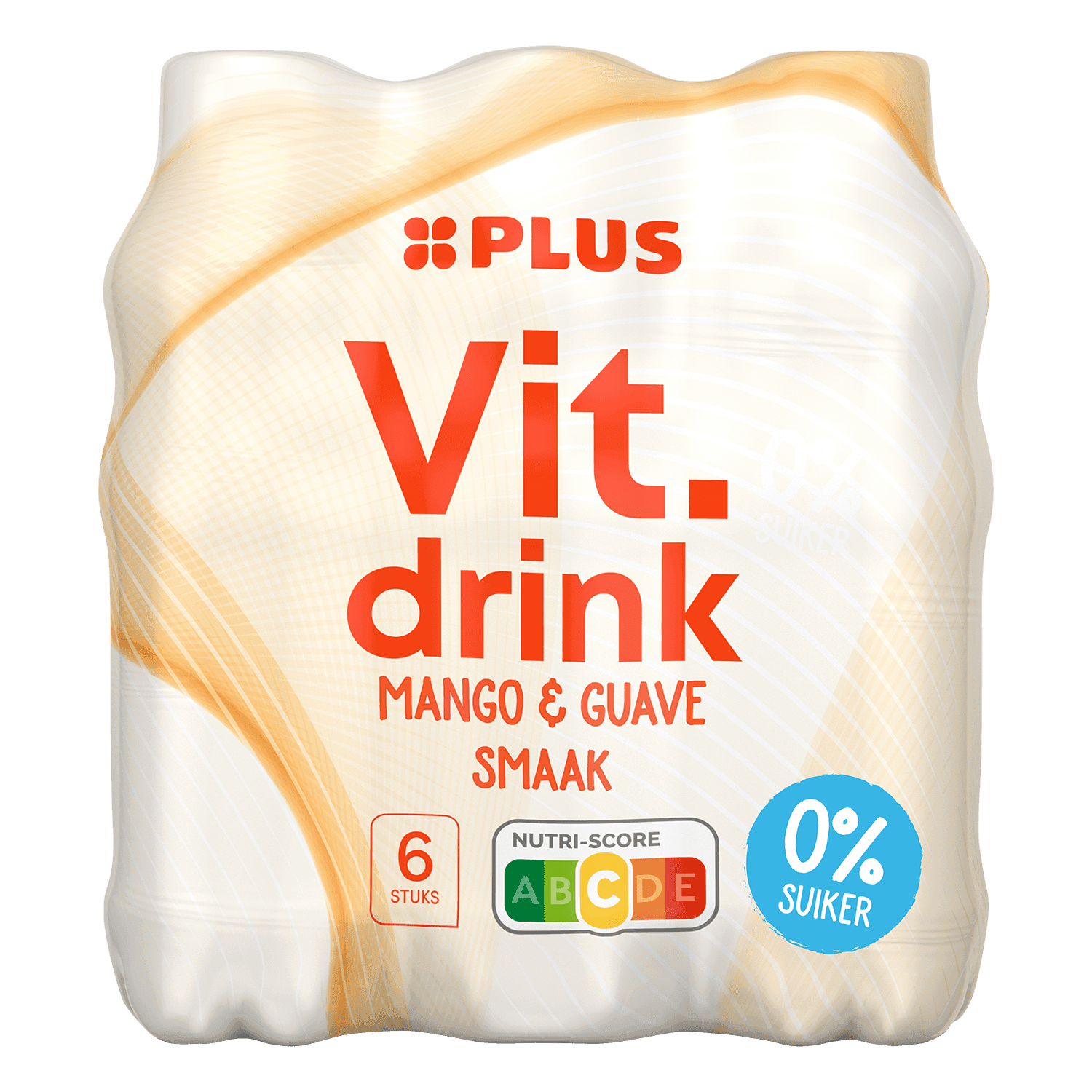 PLUS Vitamin drink mango & guave 0%