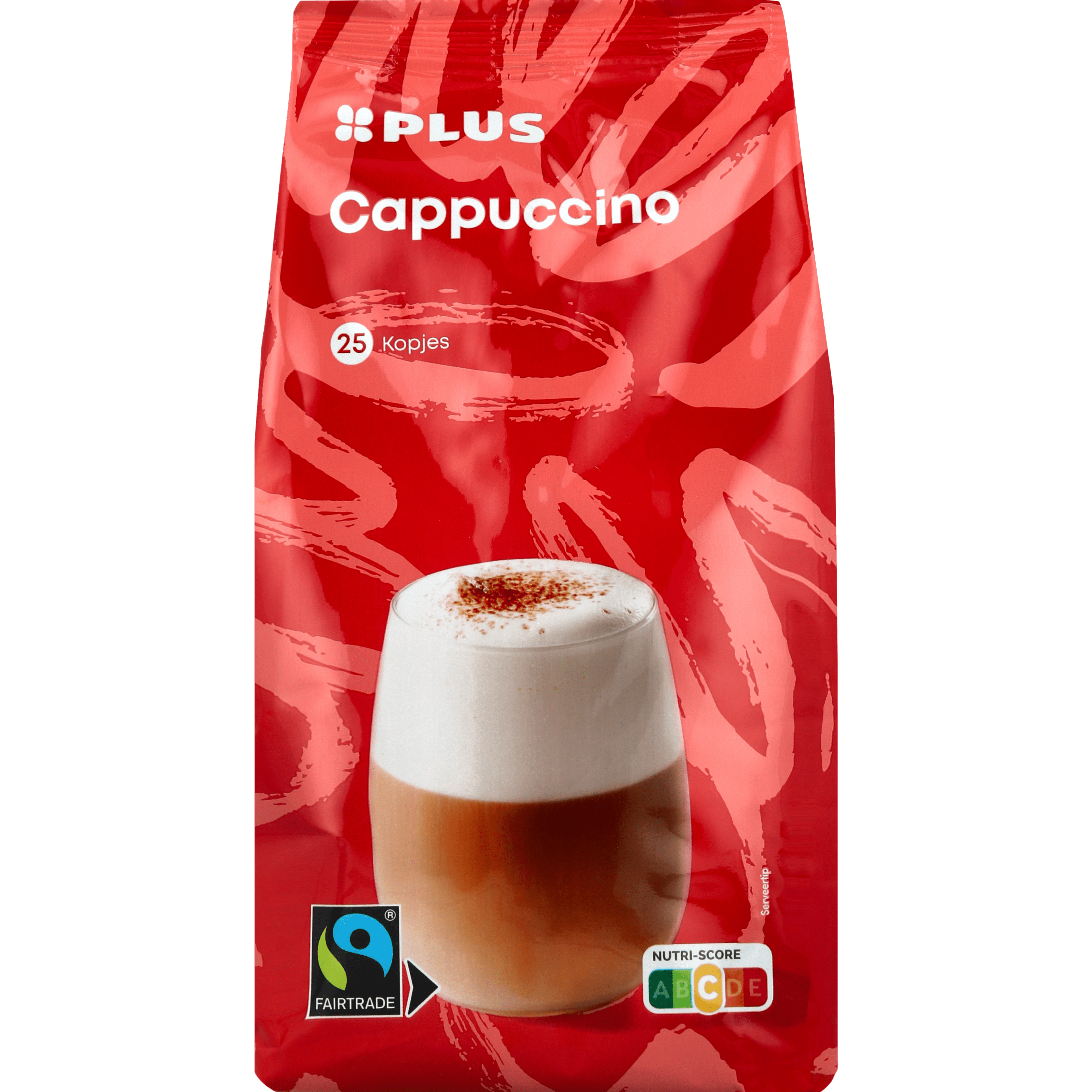 PLUS Cappuccino oploskoffie Fairtrade