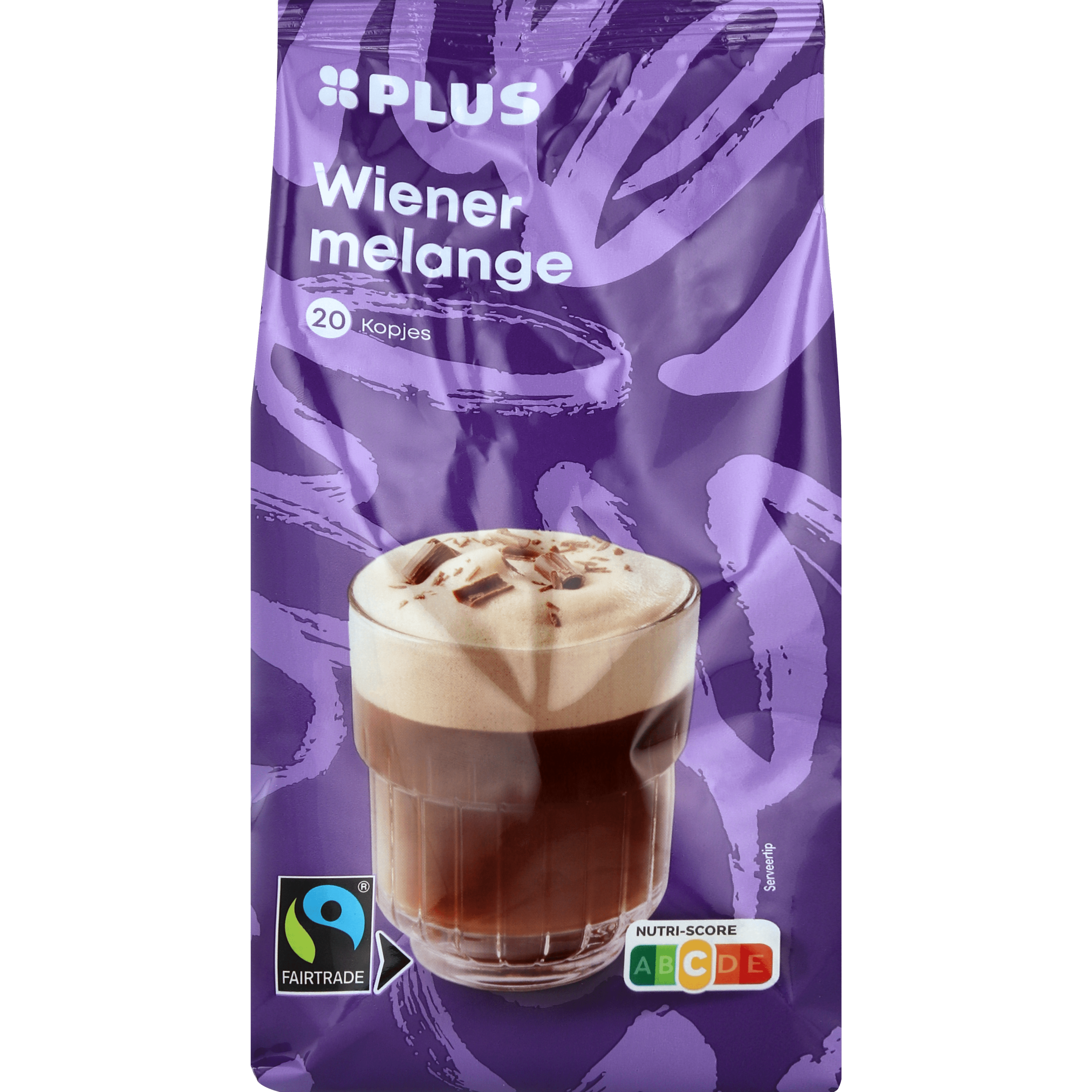 PLUS Wiener melange oploskoffie Fairtrade