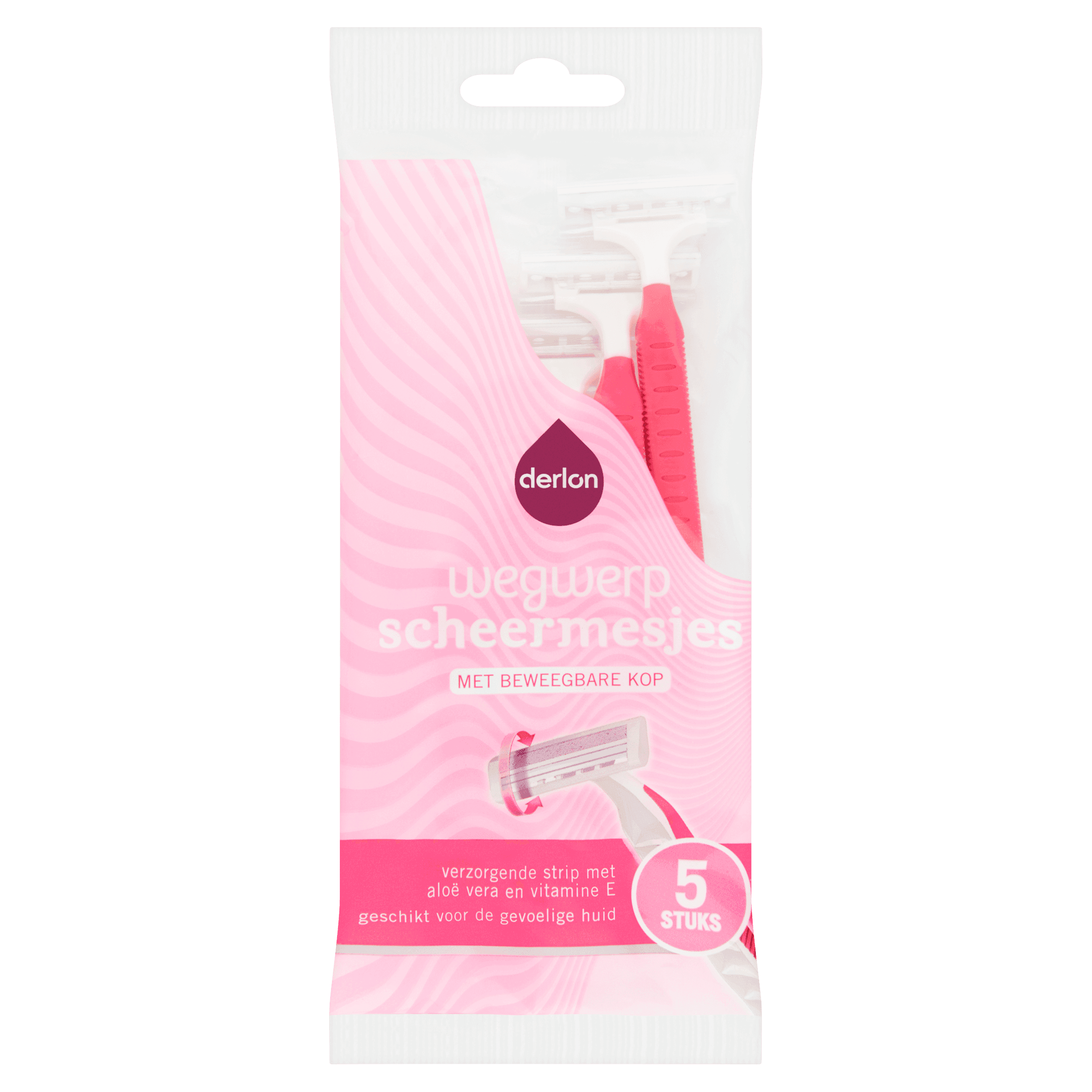 Derlon Wegwerpscheermesjes 2 blades