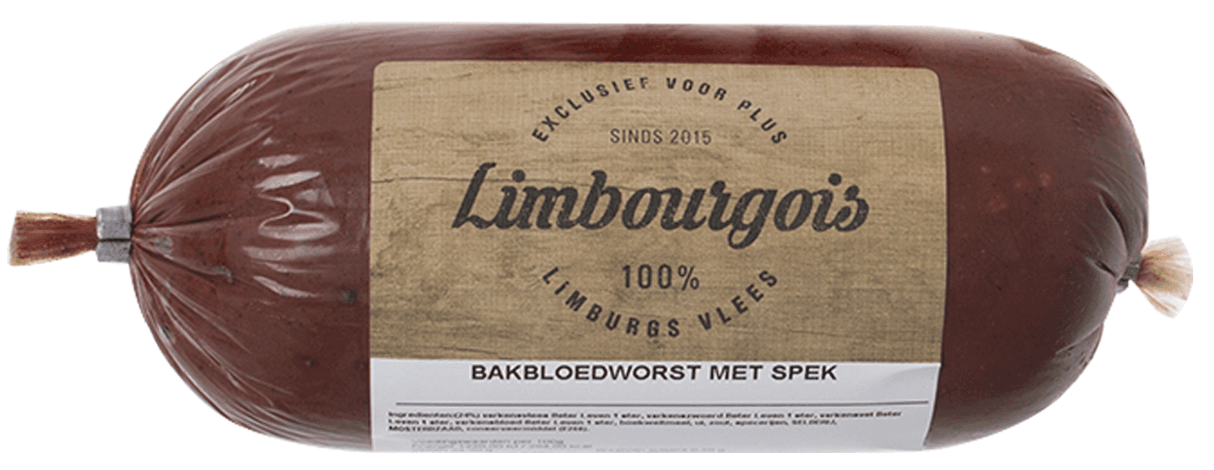 Limbourgois Bakbloedworst met spek