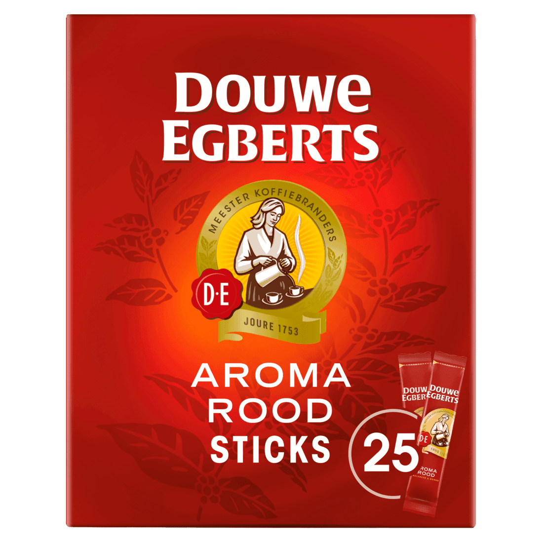 Douwe Egberts Aroma rood oploskoffie sticks