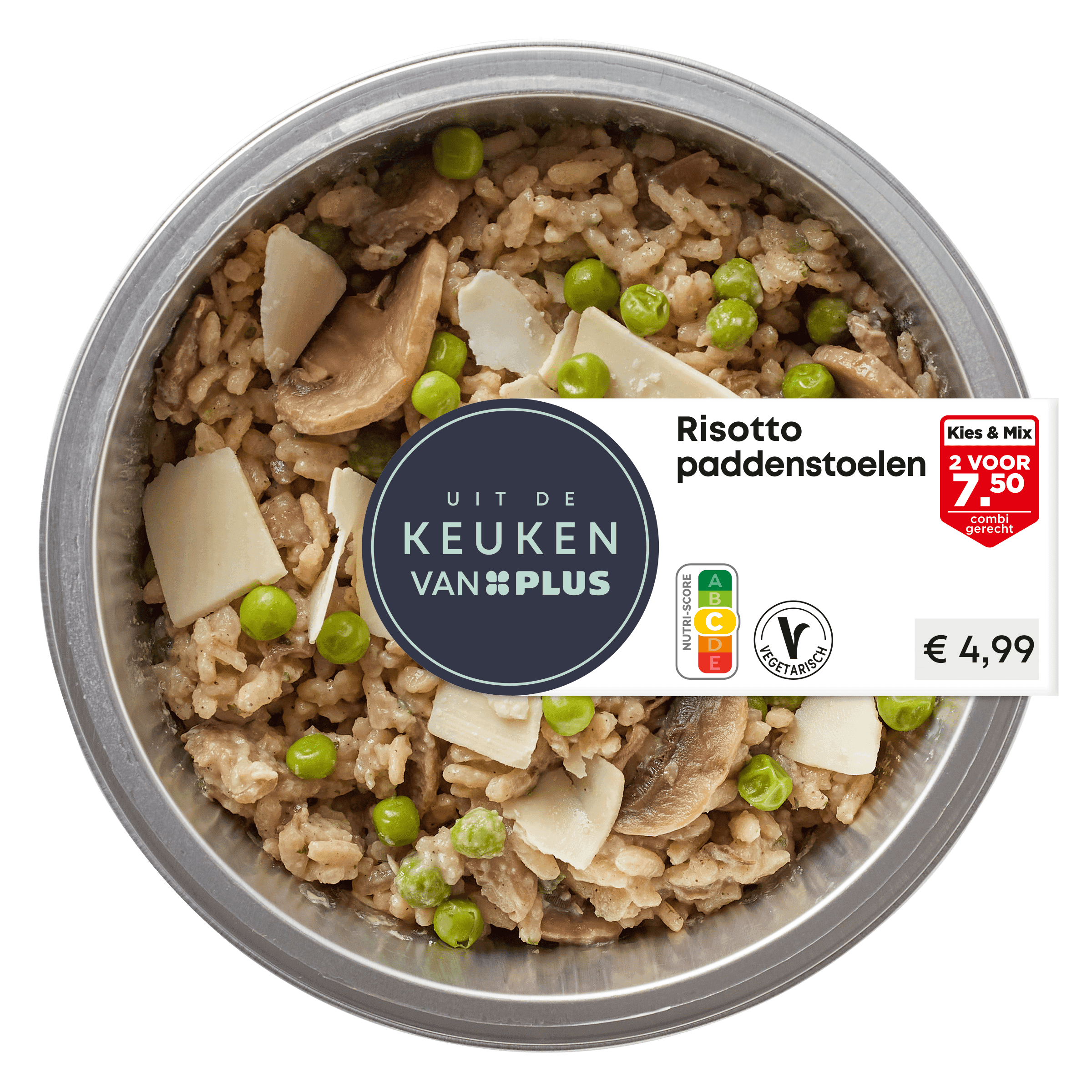 Uit de keuken van PLUS Risotto paddenstoelen