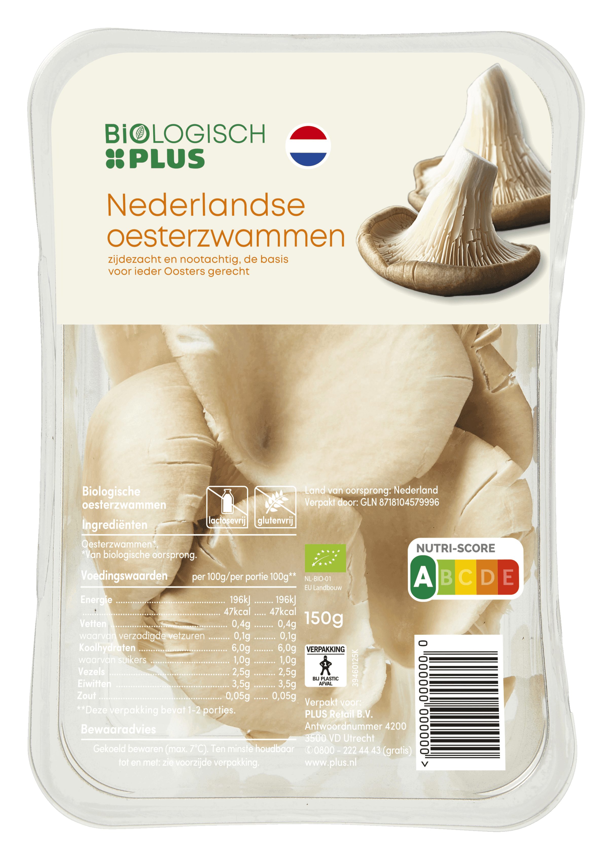 Biologisch PLUS Oesterzwammen biologisch