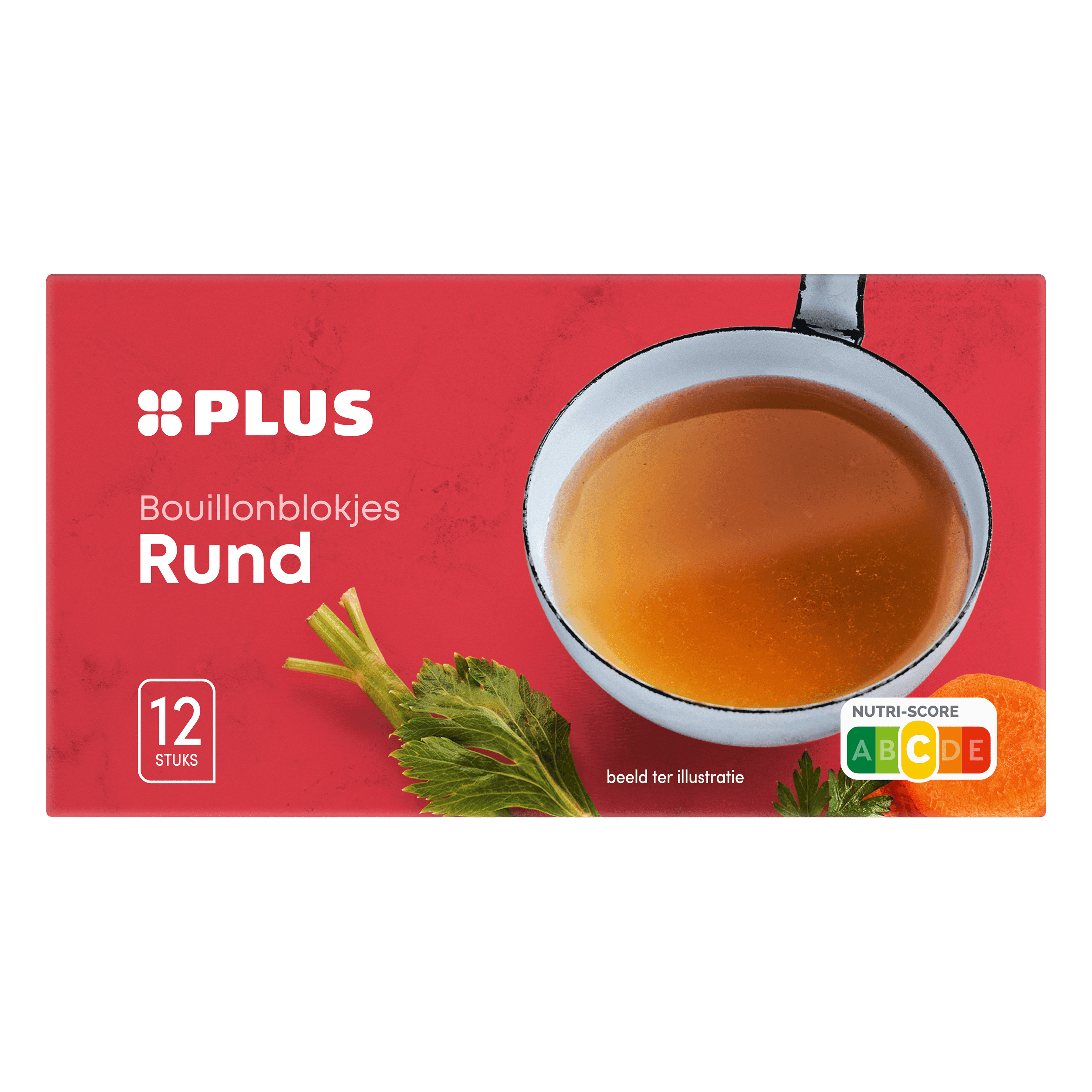 PLUS Bouillonblokjes rund