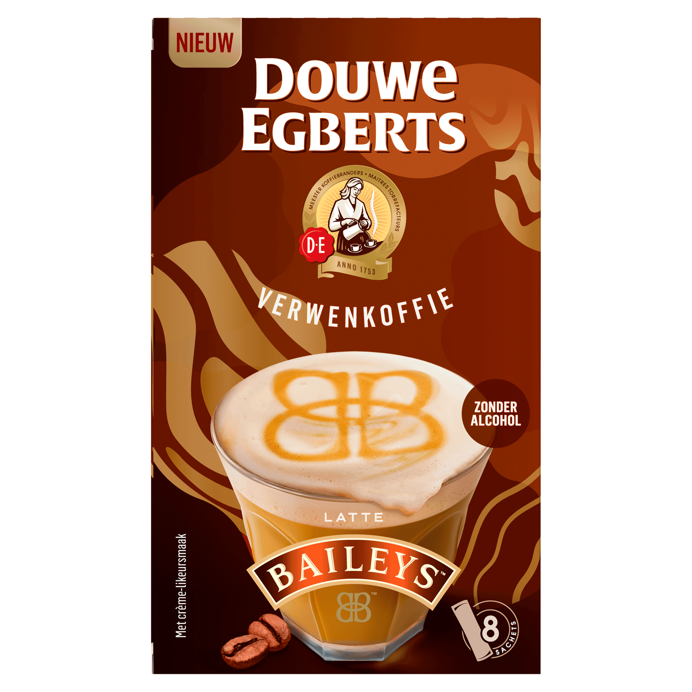 Douwe Egberts Verwenkoffie baileys oploskoffie