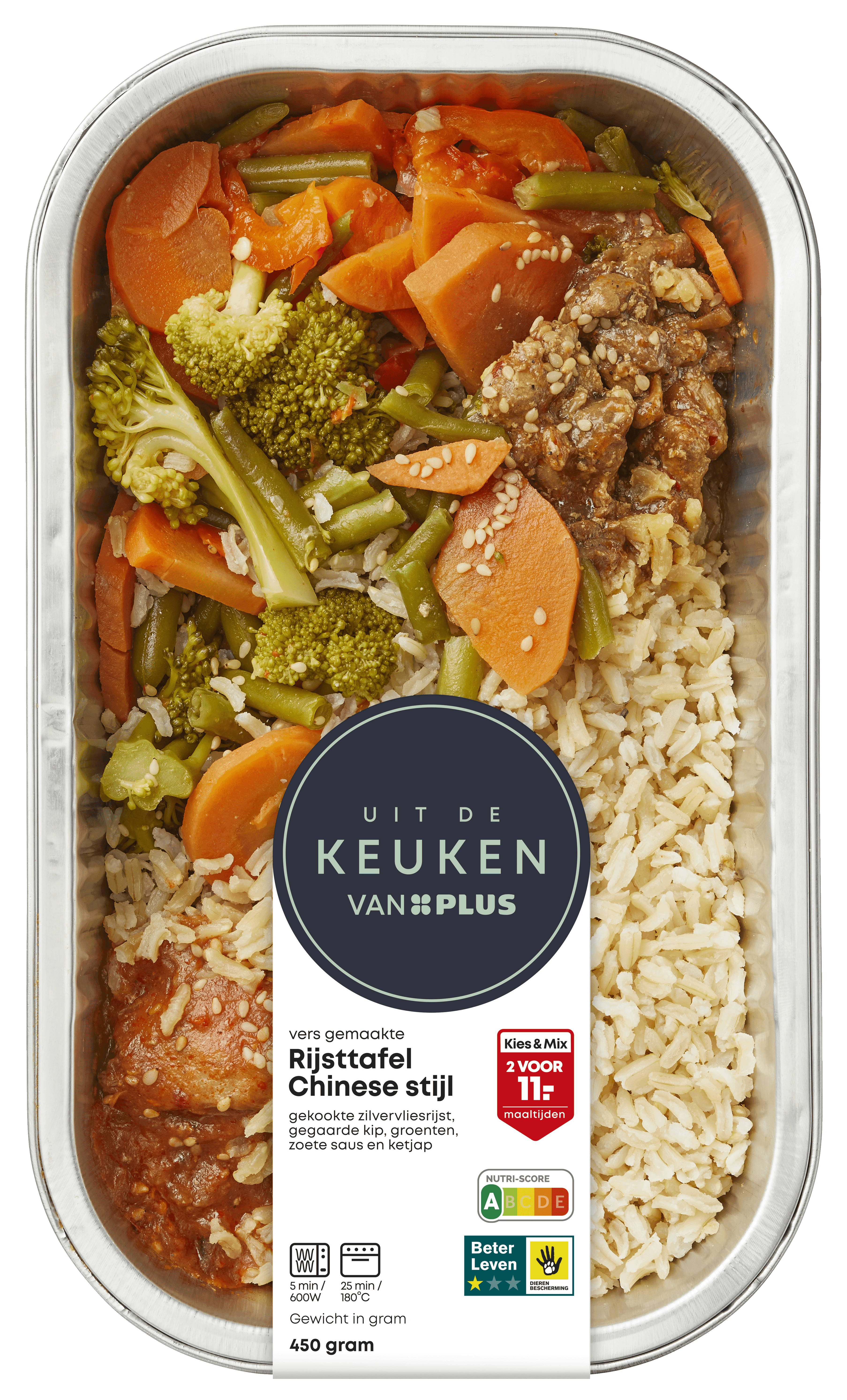 Uit de keuken van PLUS Rijsttafel Chinese stijl
