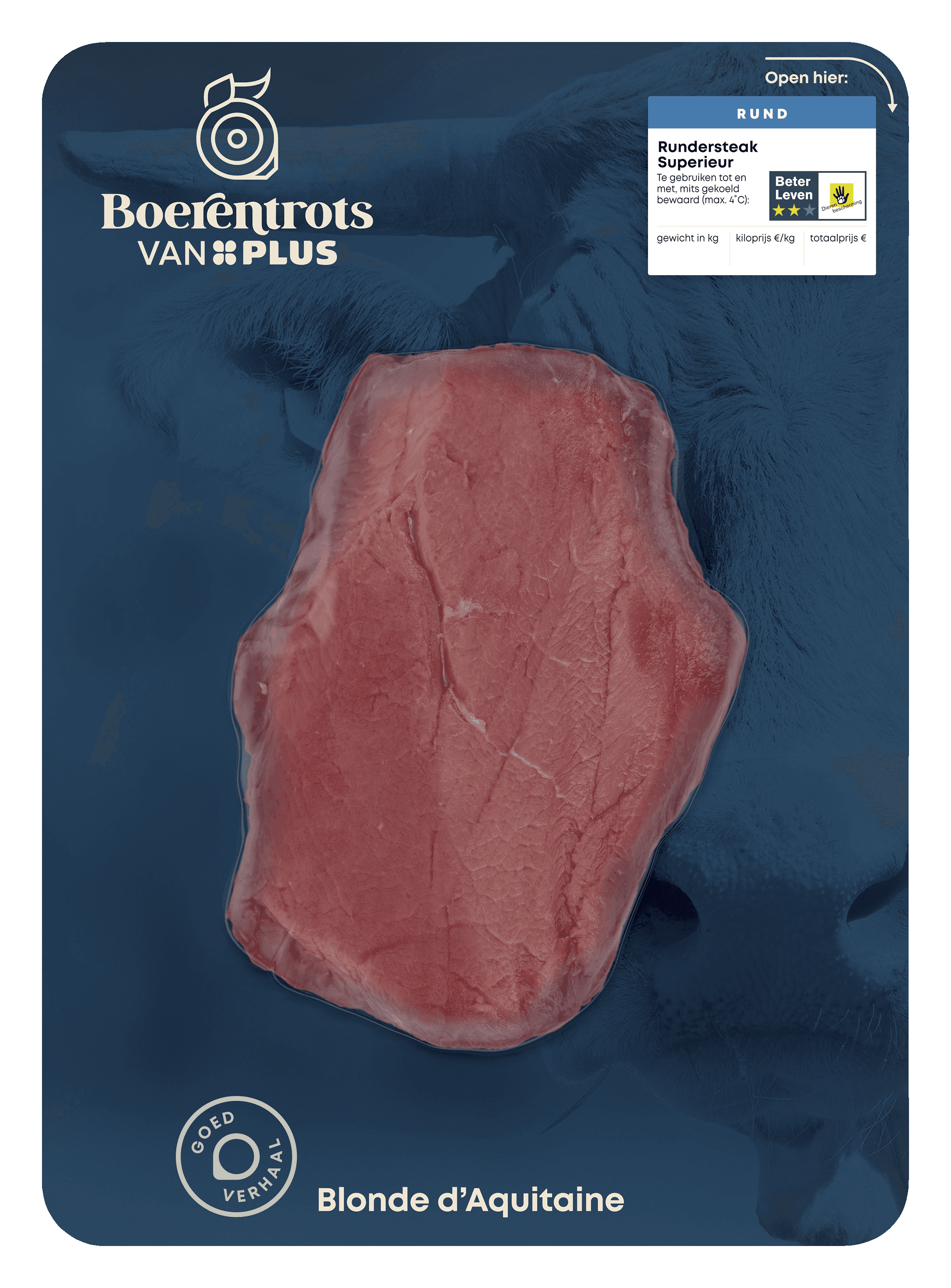 PLUS Boerentrots Runder steak superieur