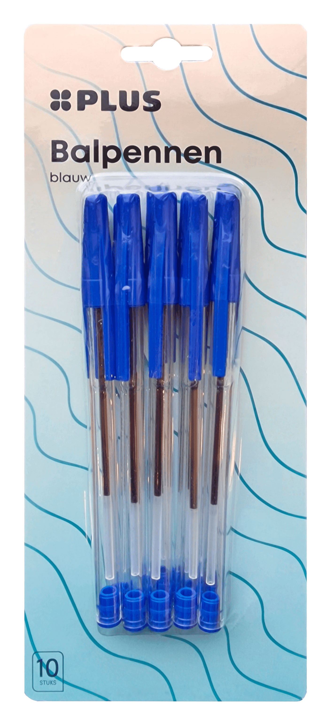 PLUS Balpennen blauw