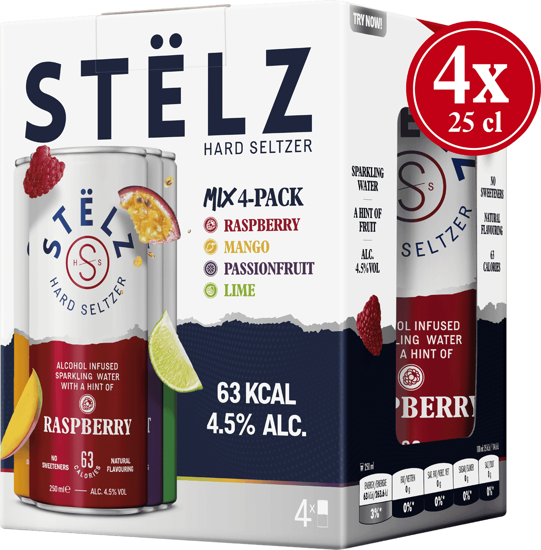 Stëlz Hard Seltzer - Mixed