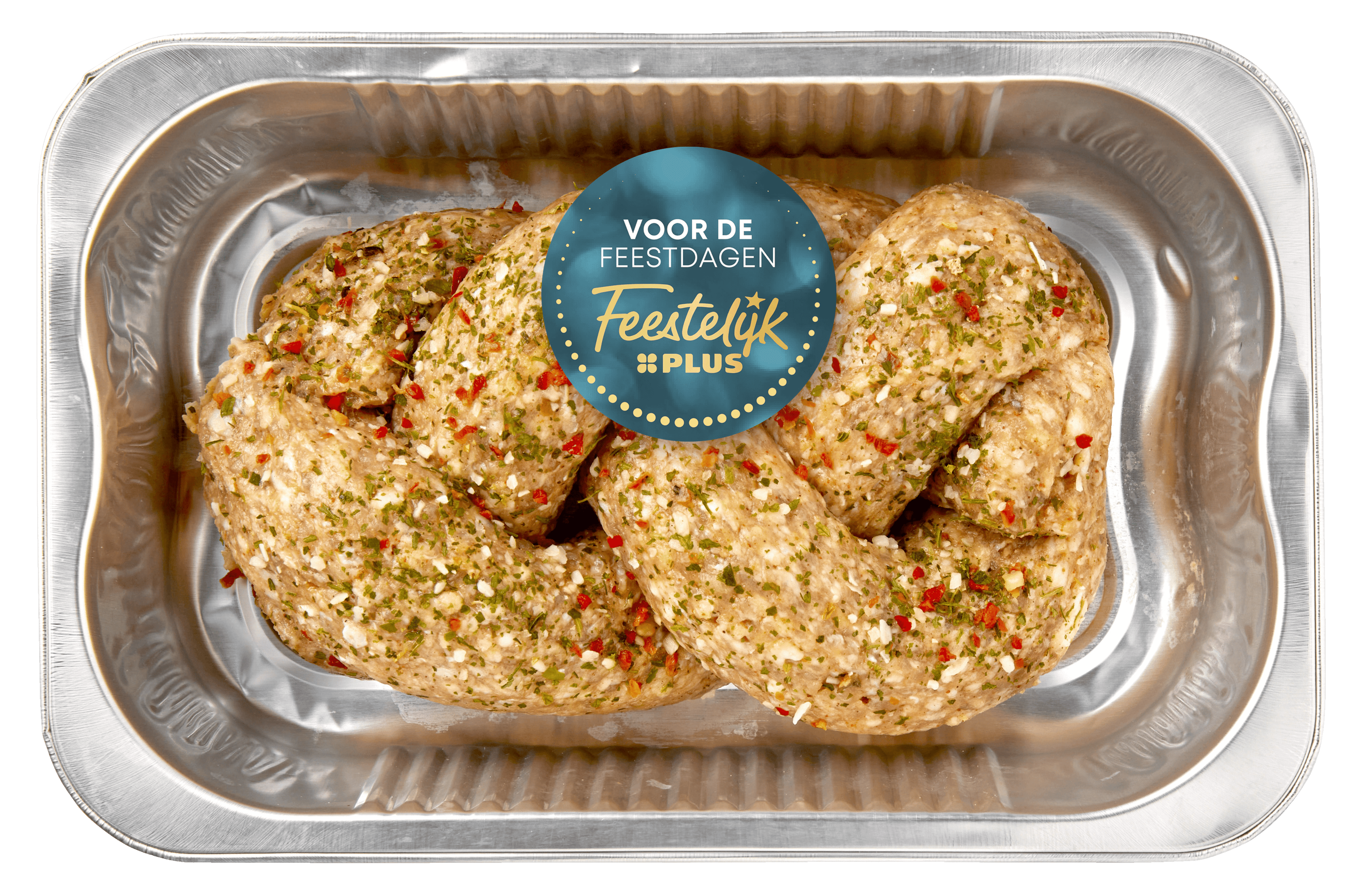 Feestelijk PLUS Gevlochten gehaktbrood toasted ui