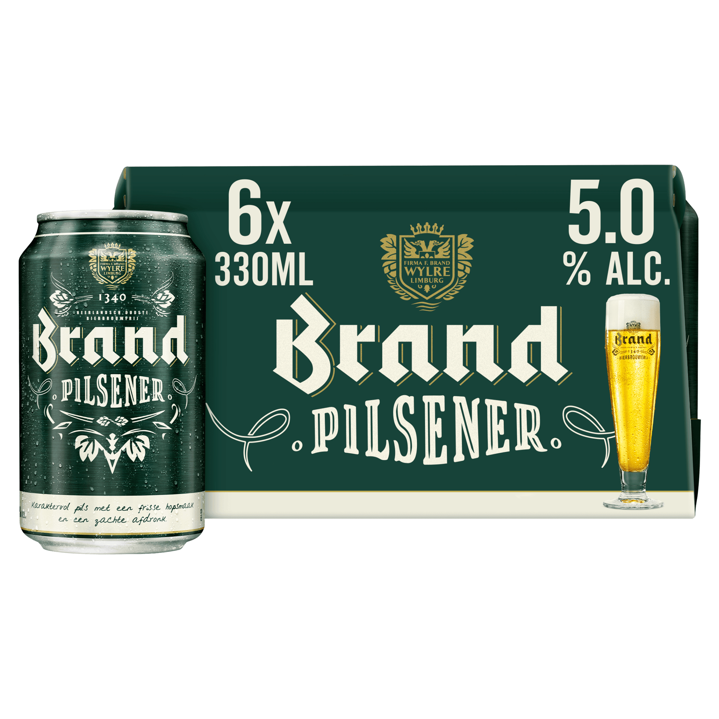 Brand Pilsener bier blik