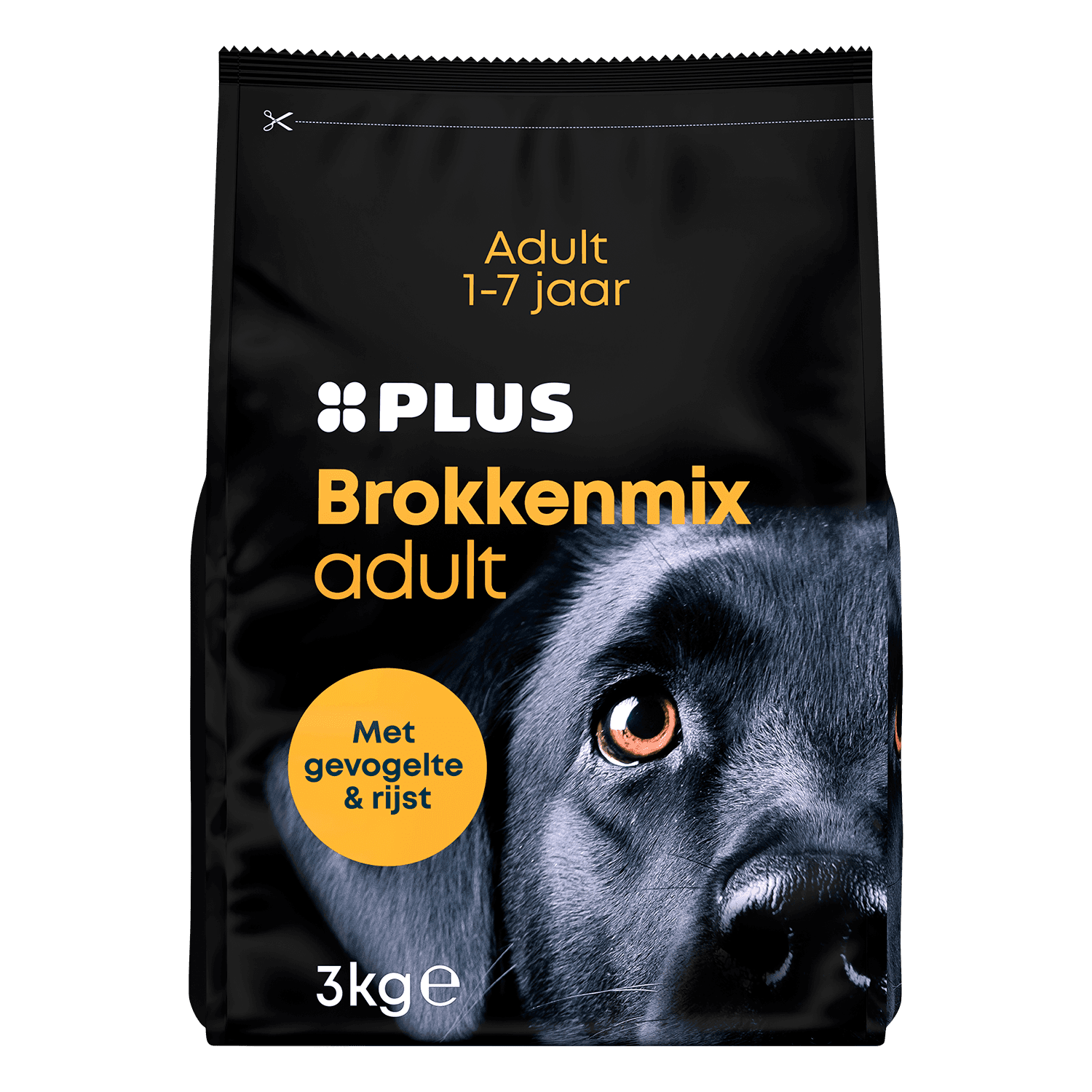 PLUS Brokkenmix adult gevogelte & rijst