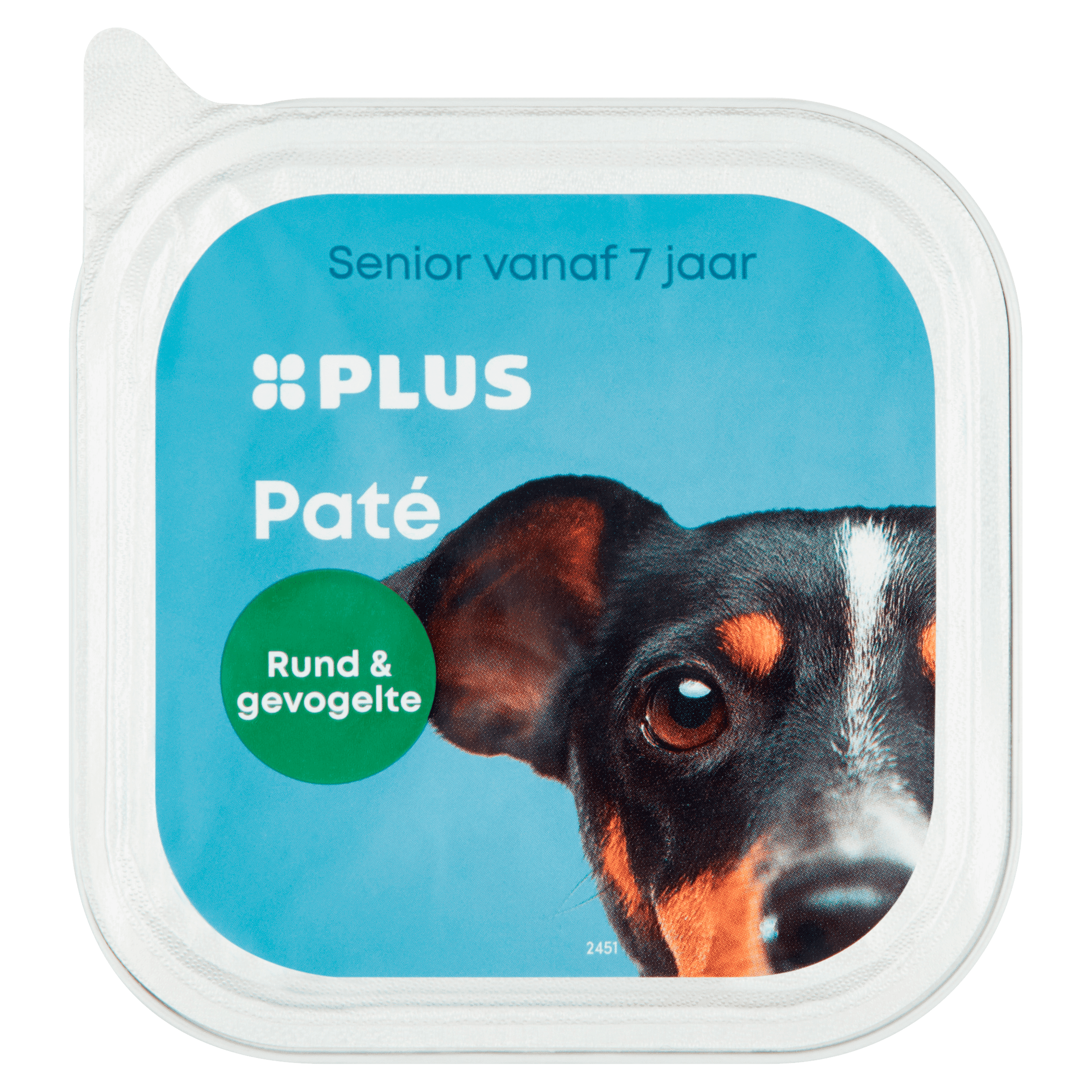 PLUS Honden paté Rund & gevogelte