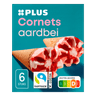 PLUS Cornets aardbei