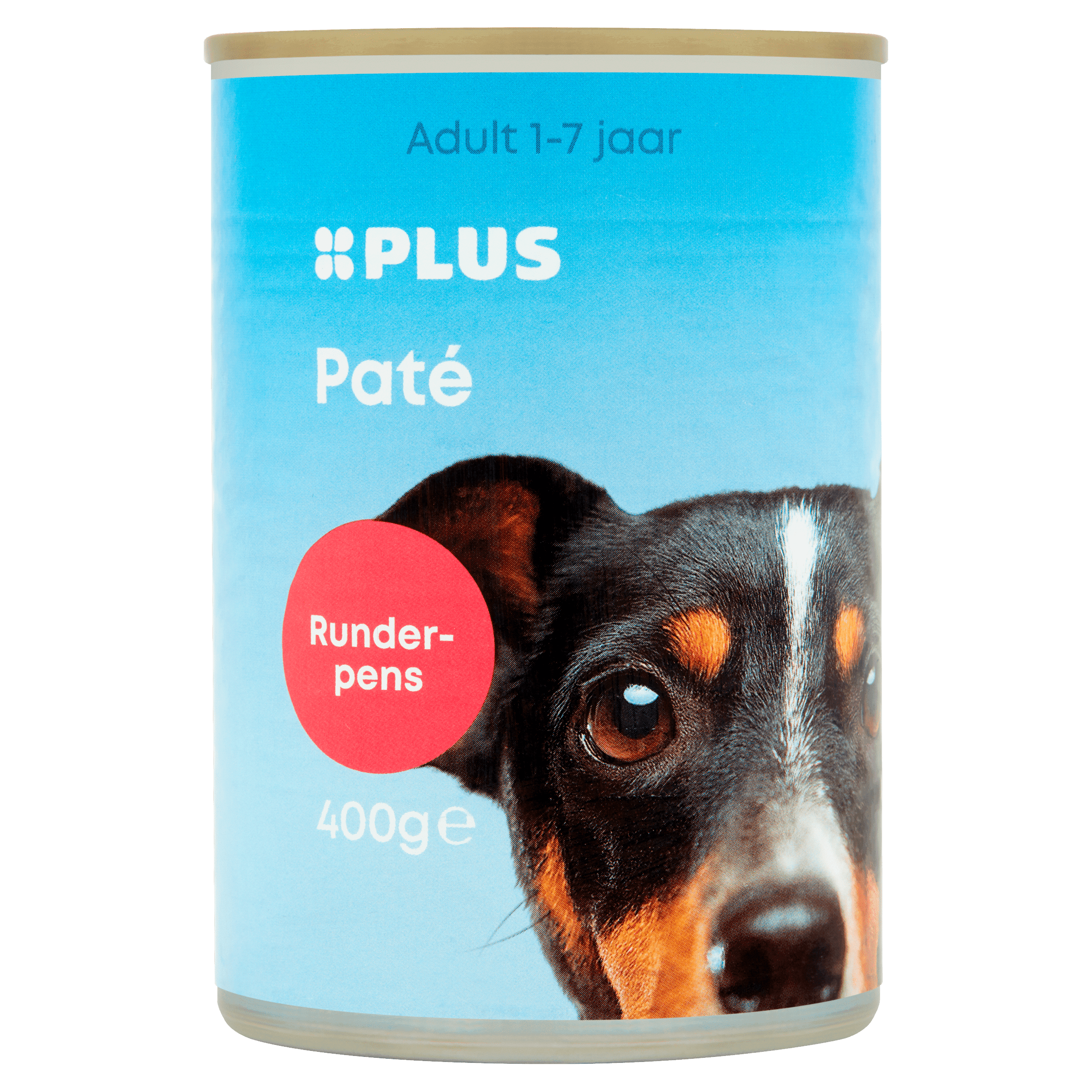 PLUS Hondenvoer runderpens paté 4%