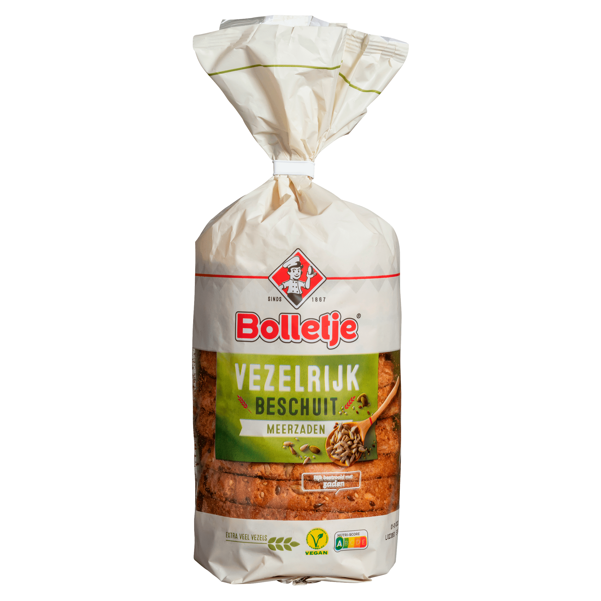Bolletje Vezelrijk beschuit meerzaden