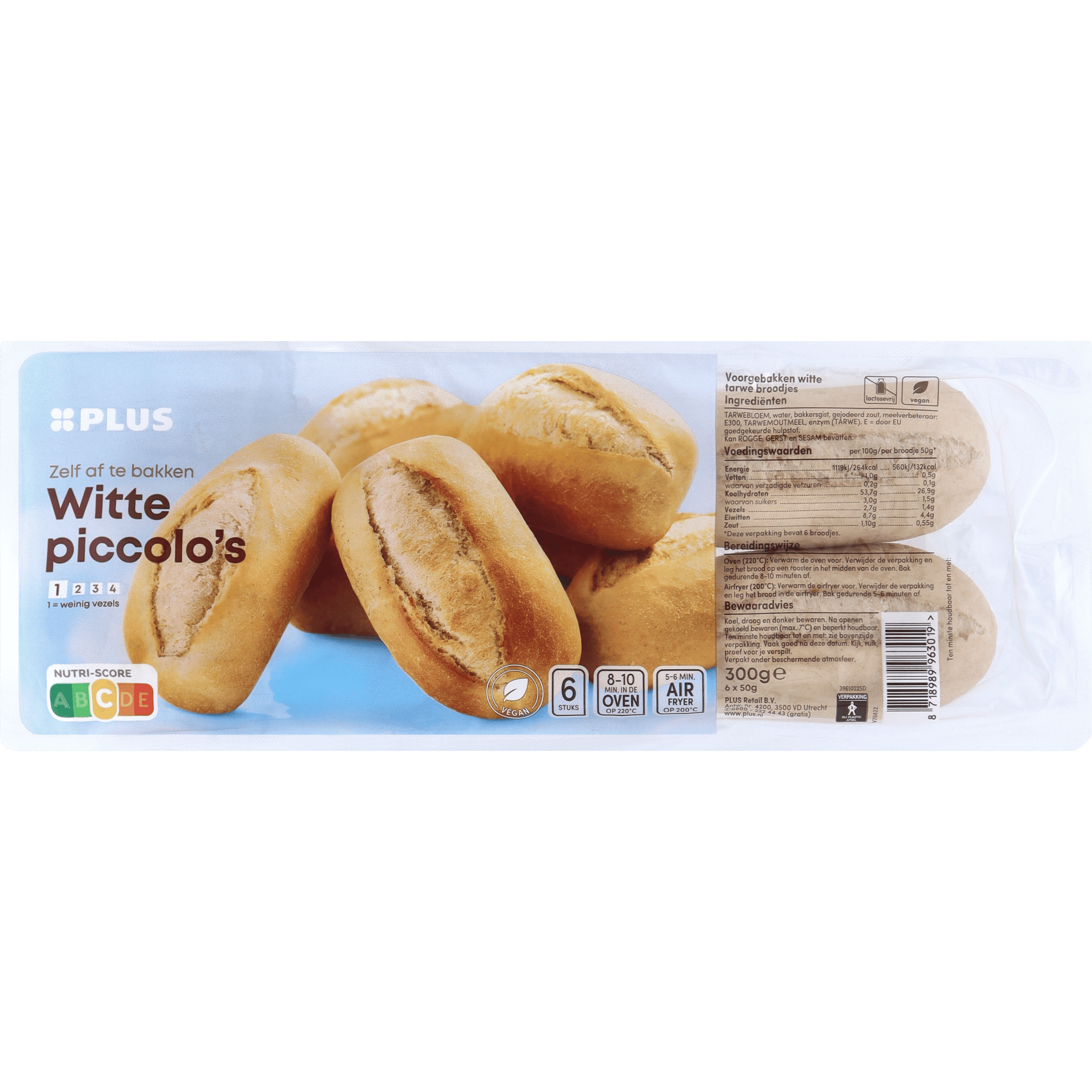 PLUS Witte piccolo's