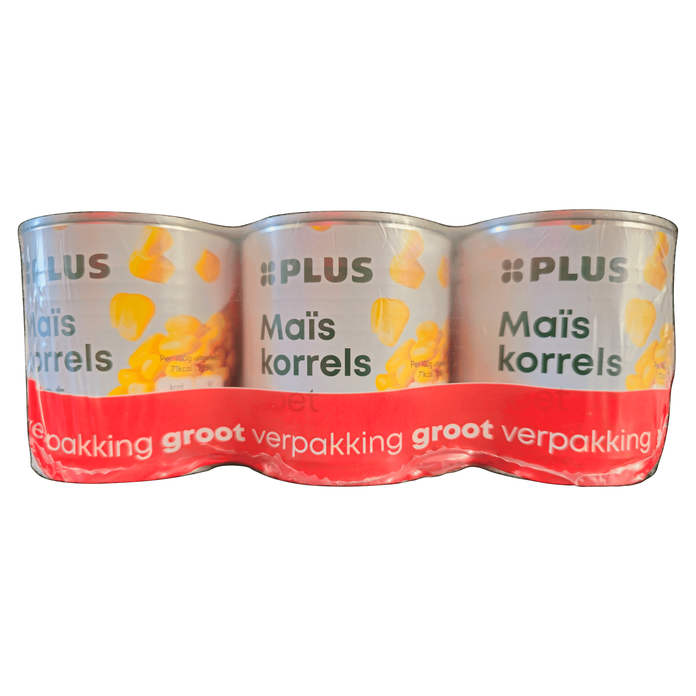PLUS Maïskorrels 3 pack