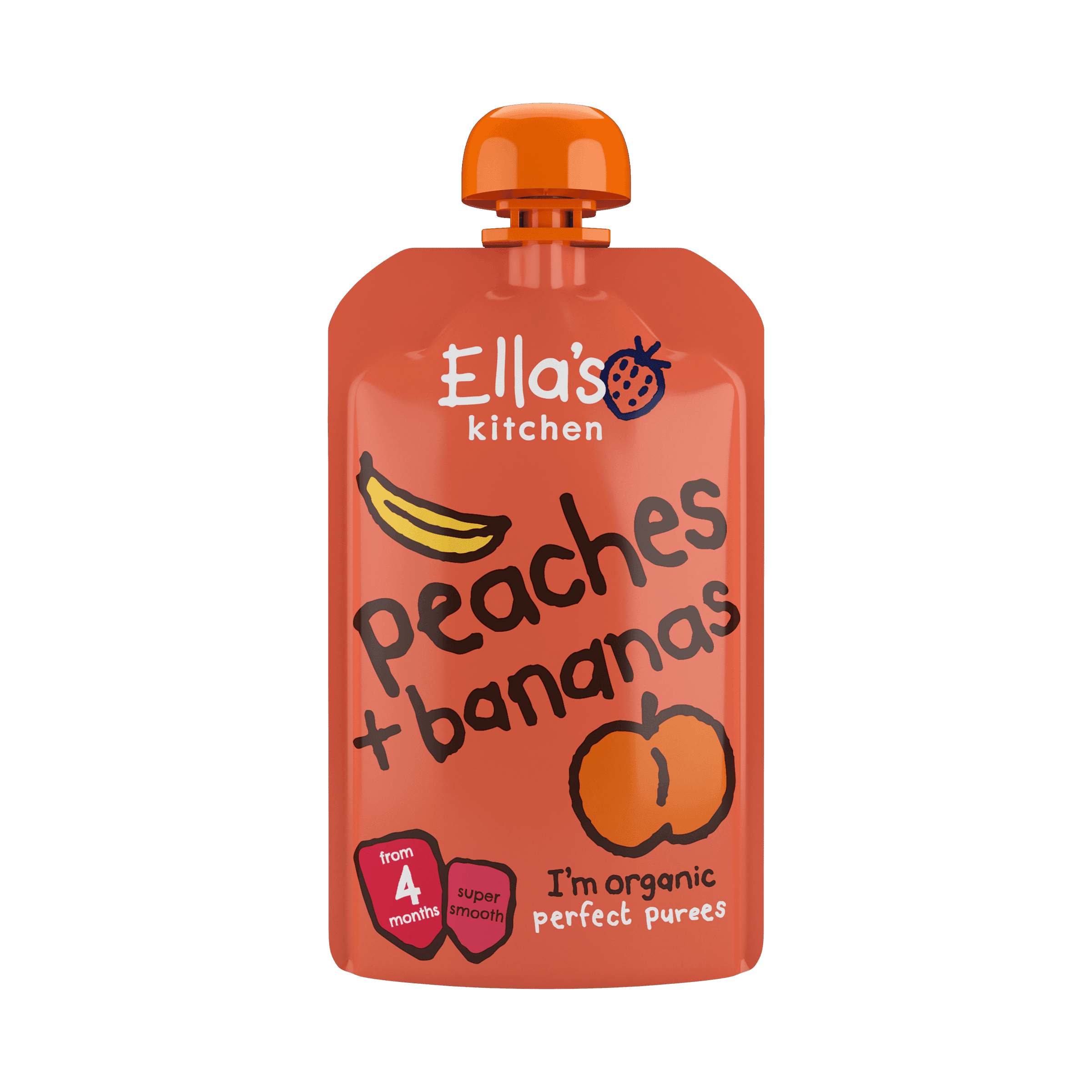 Ella's Kitchen Perzik banaan 4+