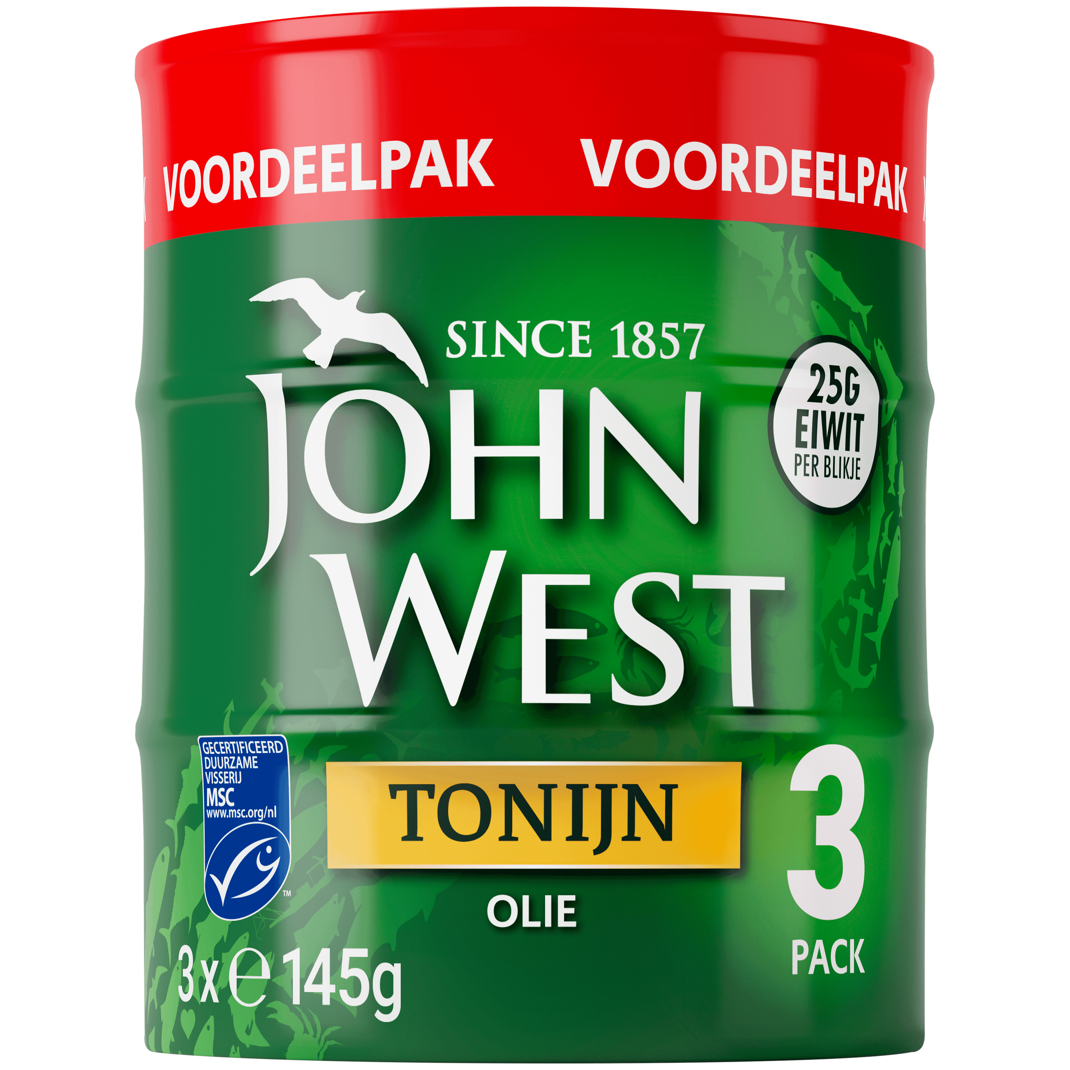 John West Tonijnstukken zonnebloem MSC 3p