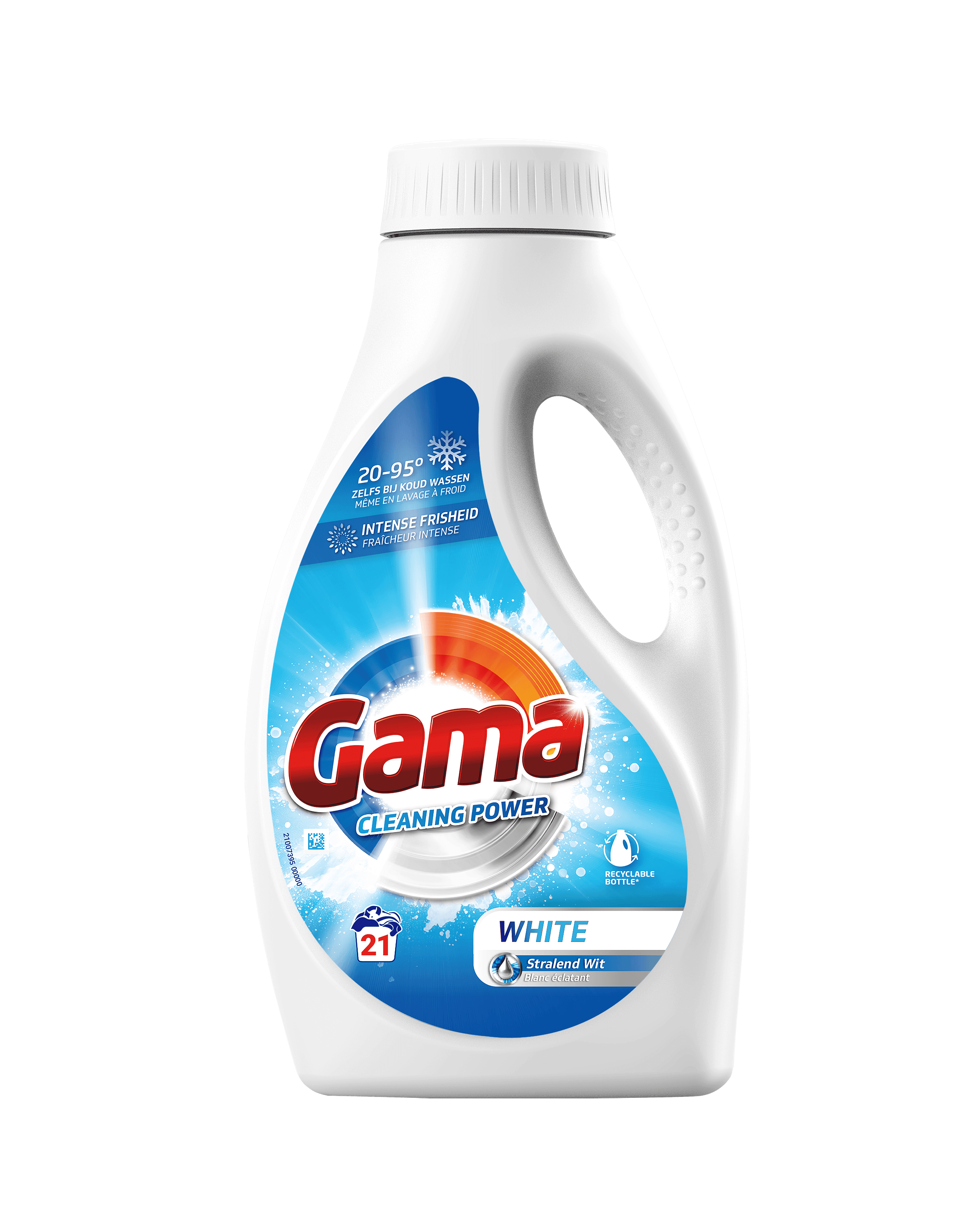Gama vloeibaar wasmiddel wit 21sc