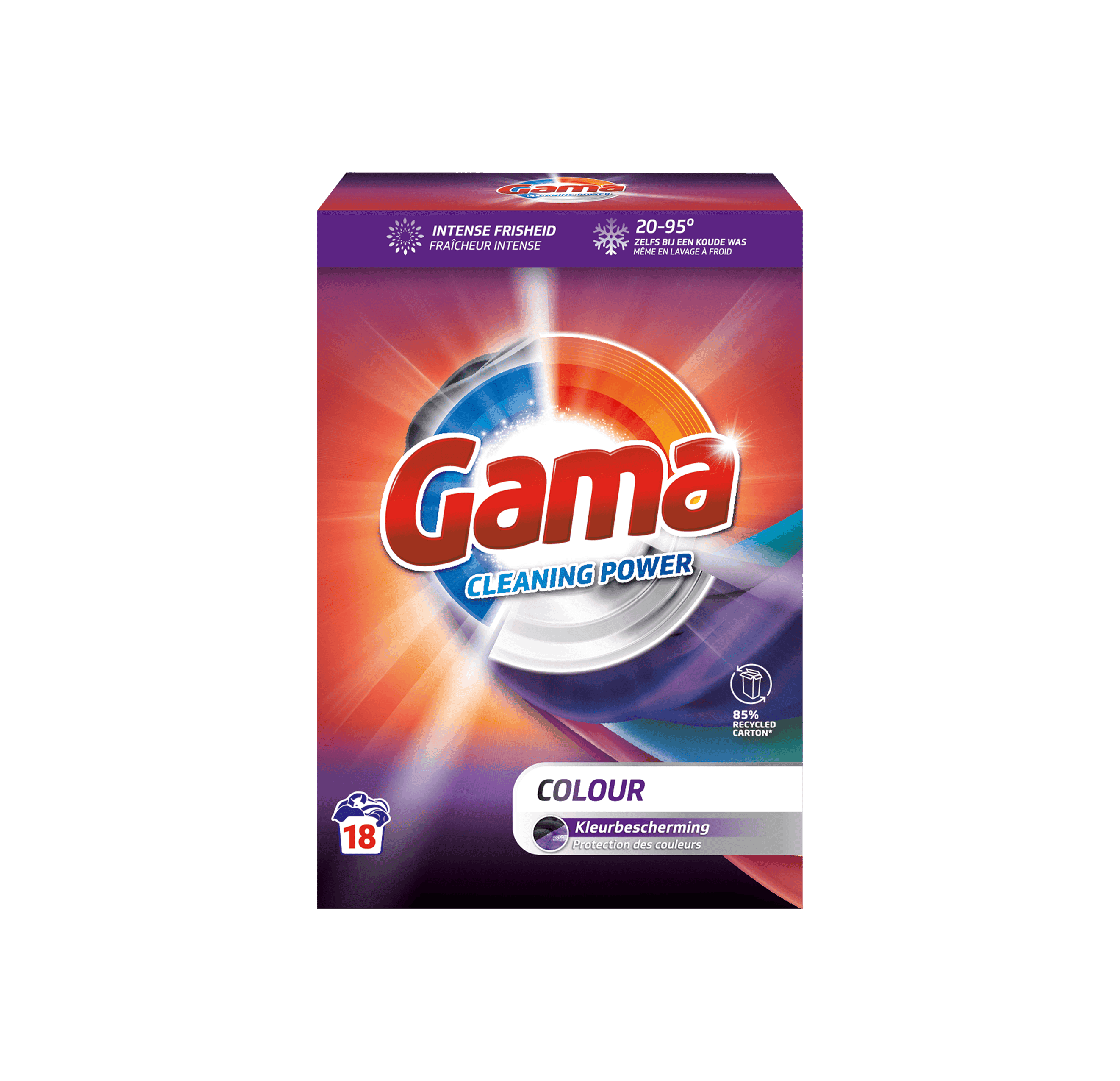 Gama poeder wasmiddel regulier 18sc