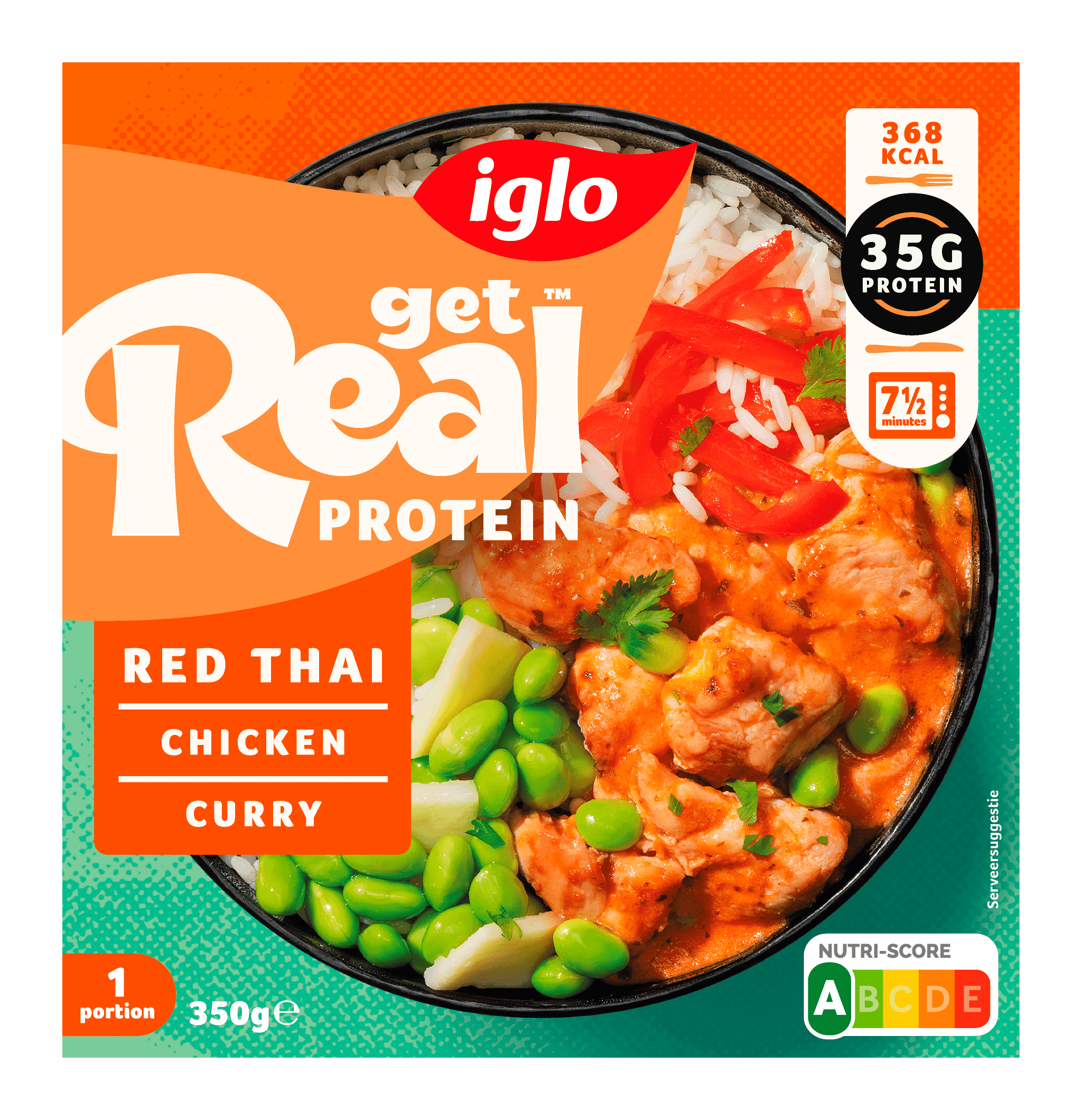 Iglo GetReal Protein Red Curry Chicken