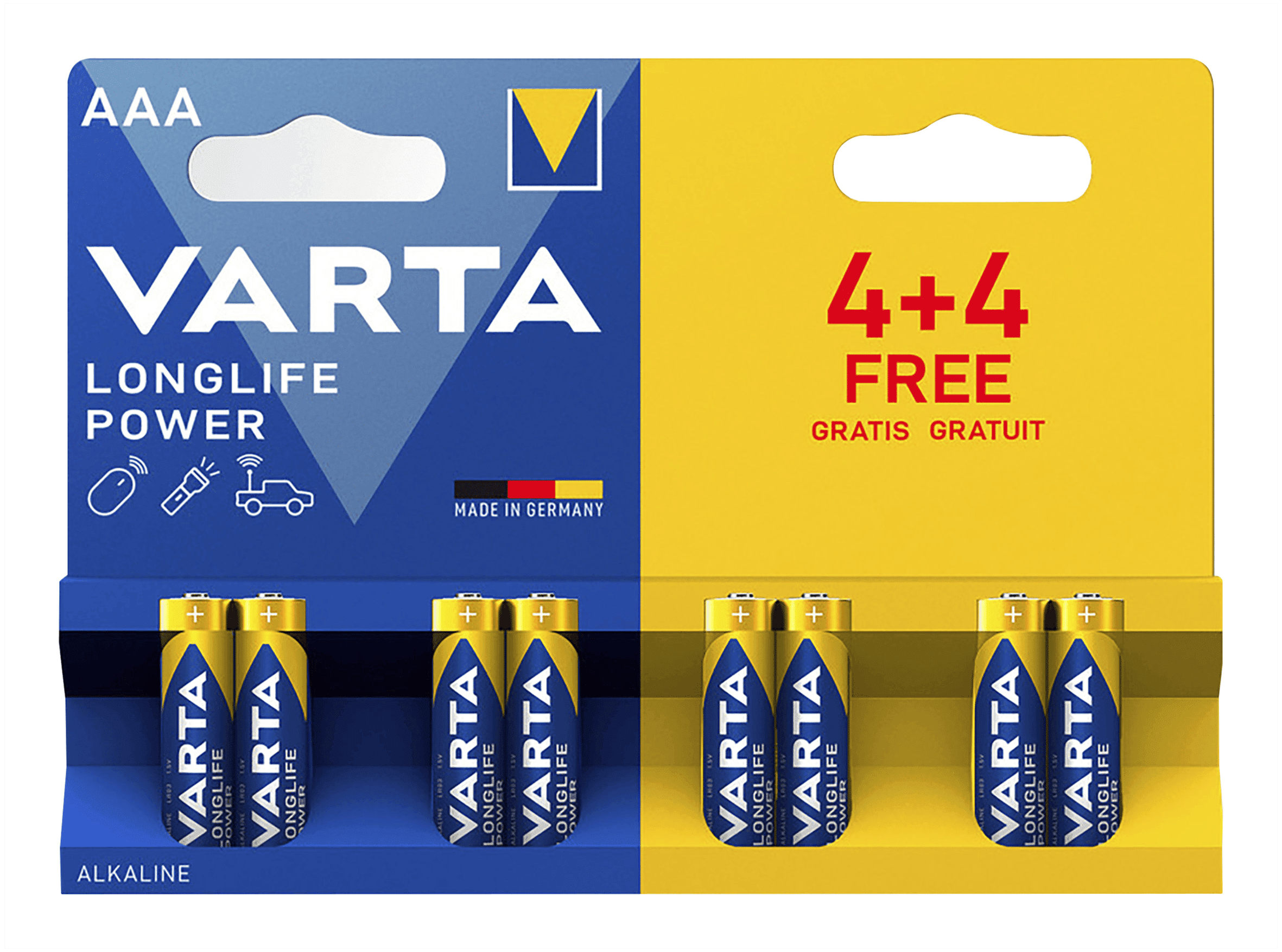 Varta Longlife Power AAA Blister 8