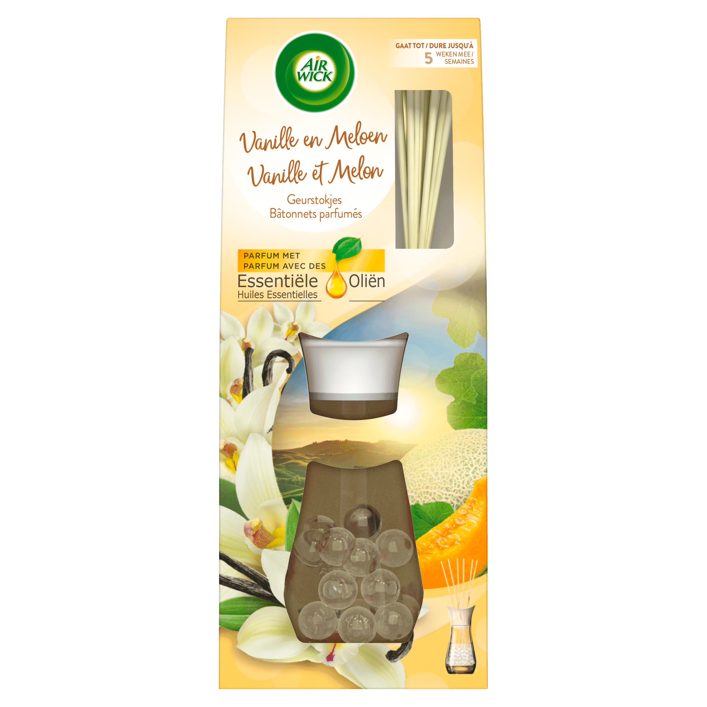 Airwick Geurstokjes Vanille en meloen