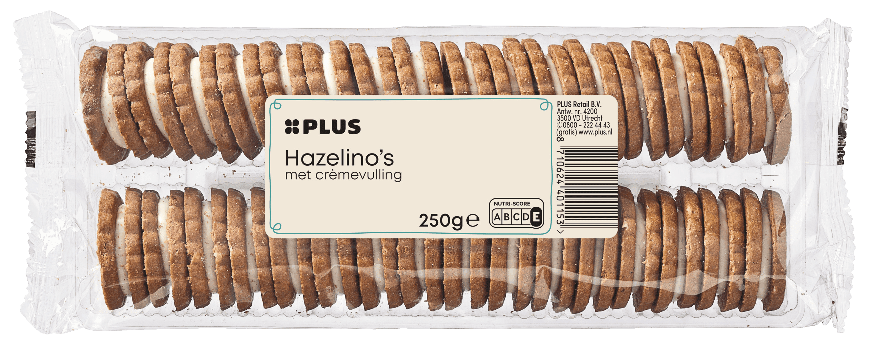 PLUS Hazelino's met cremevulling