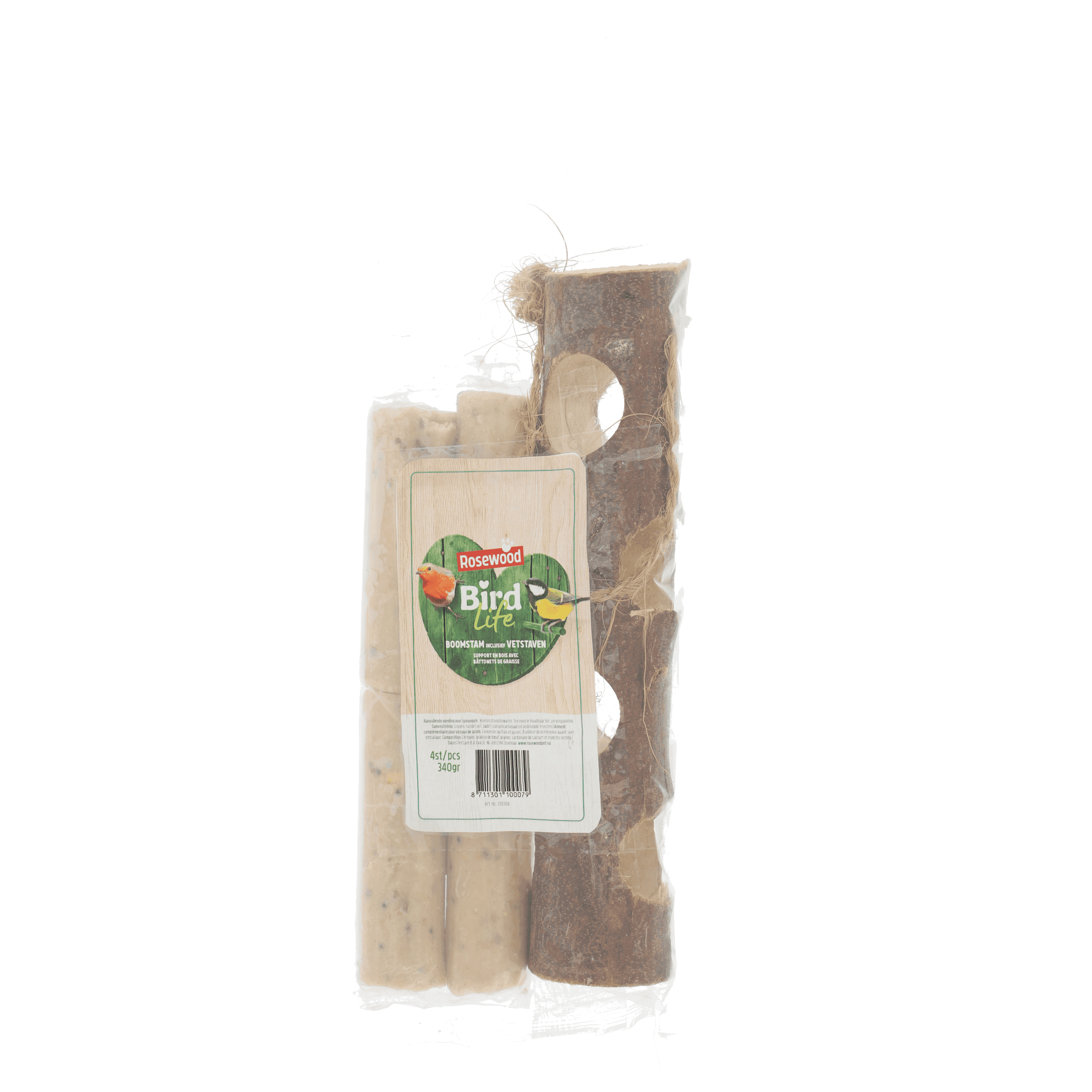 Rosewood Wintervoer boomstam voor vetstaven