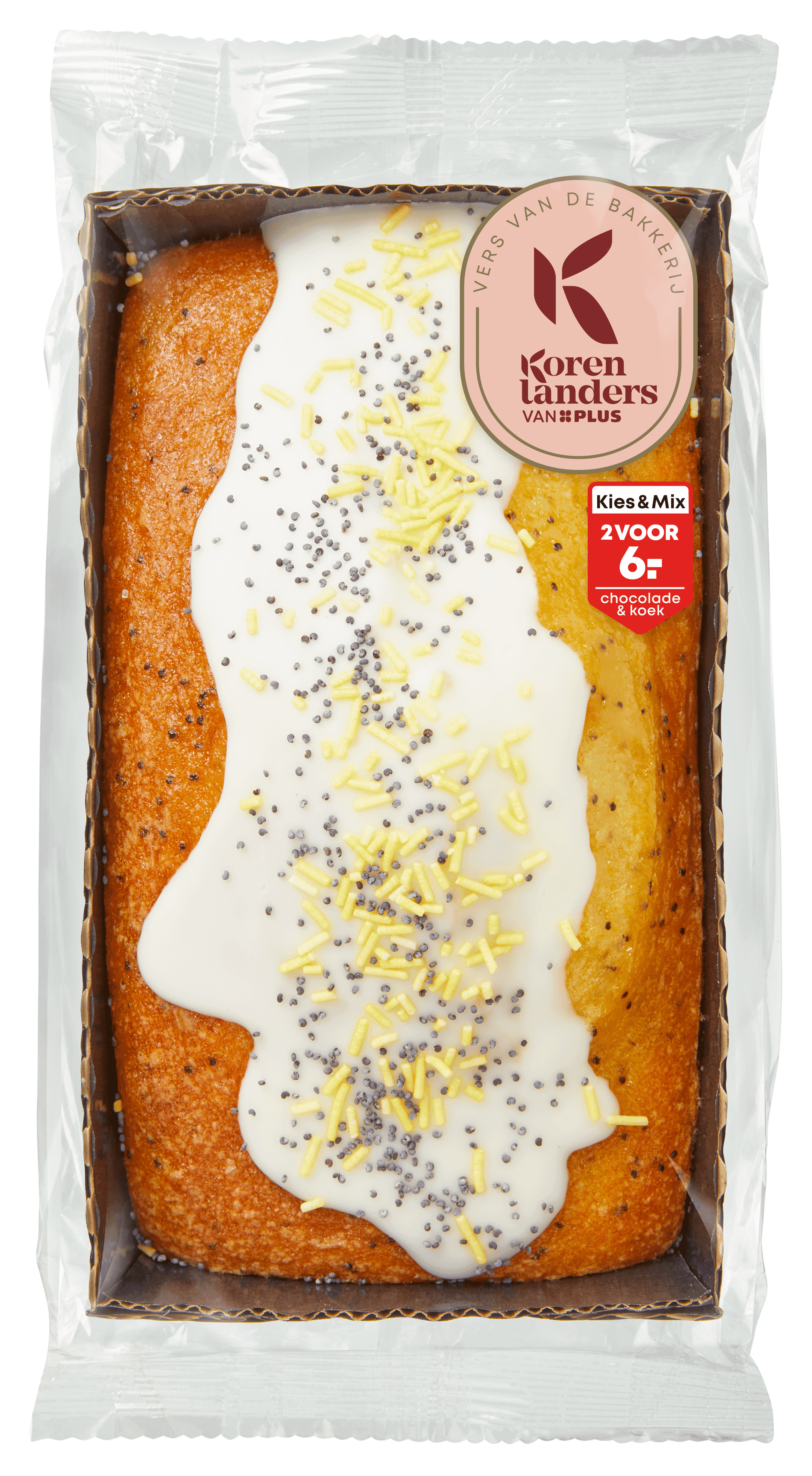 PLUS Korenlanders Lemon-poppyseed cake