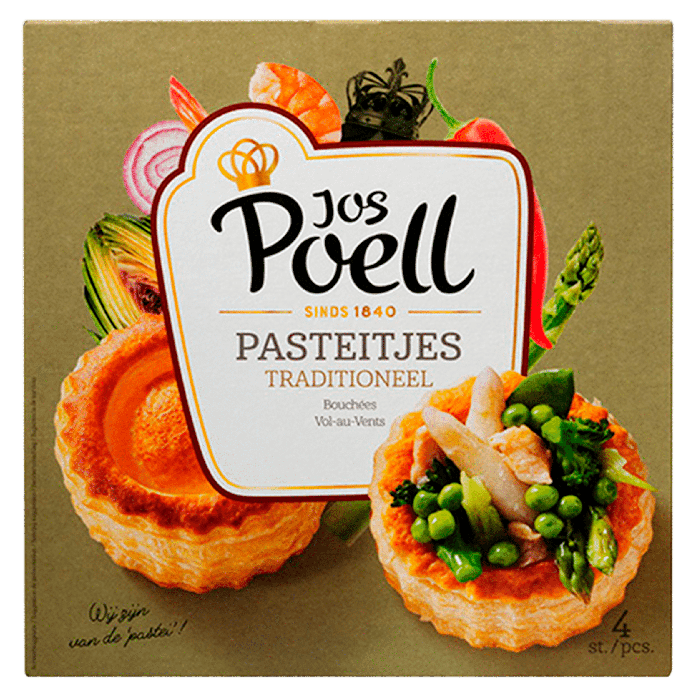 Jos Poell Pasteibakjes traditioneel